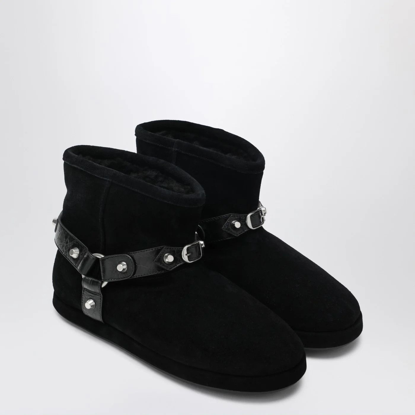 Balenciaga o1d2blof0426 Alaska Soft Ankle Boots in Black Size US 6 / IT 36 - 2 Thumbnail