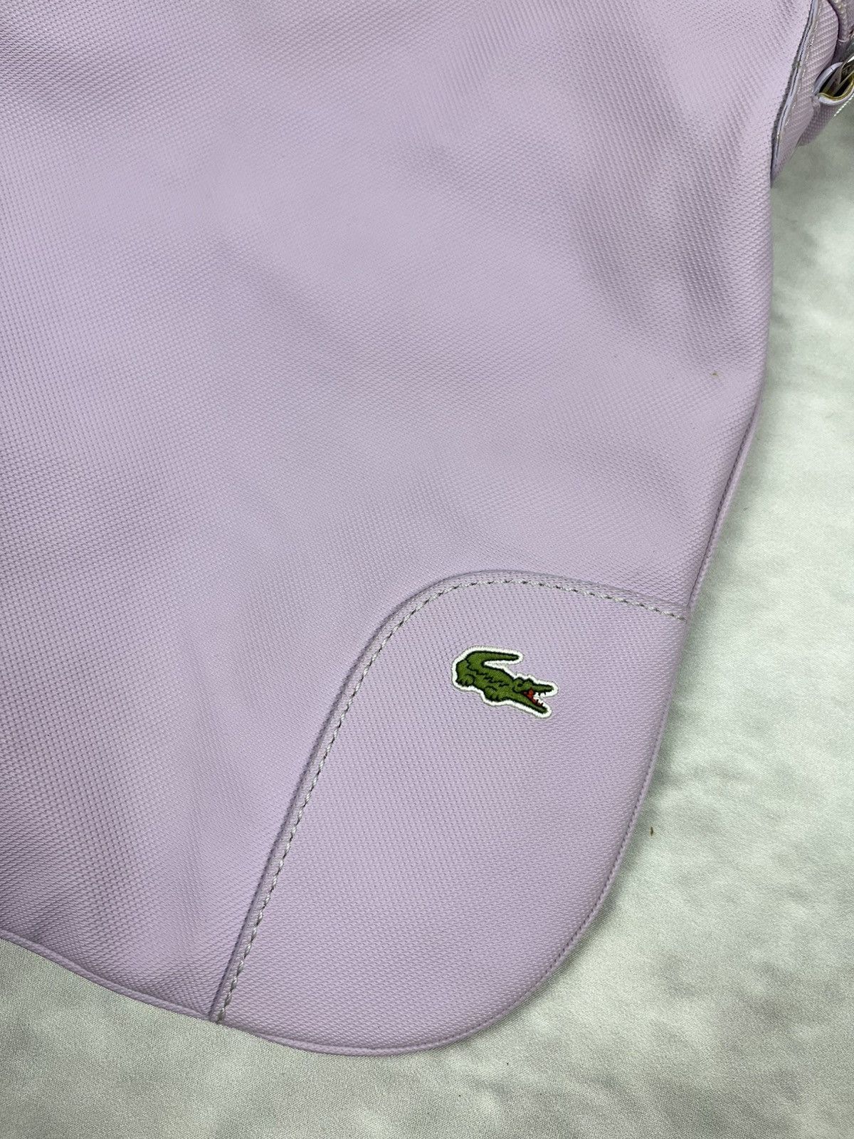 Lacoste Lacoste IUNU FLAT Lilac/Lavender Flat Crossbody Shoulder Bag Size ONE SIZE - 4 Thumbnail