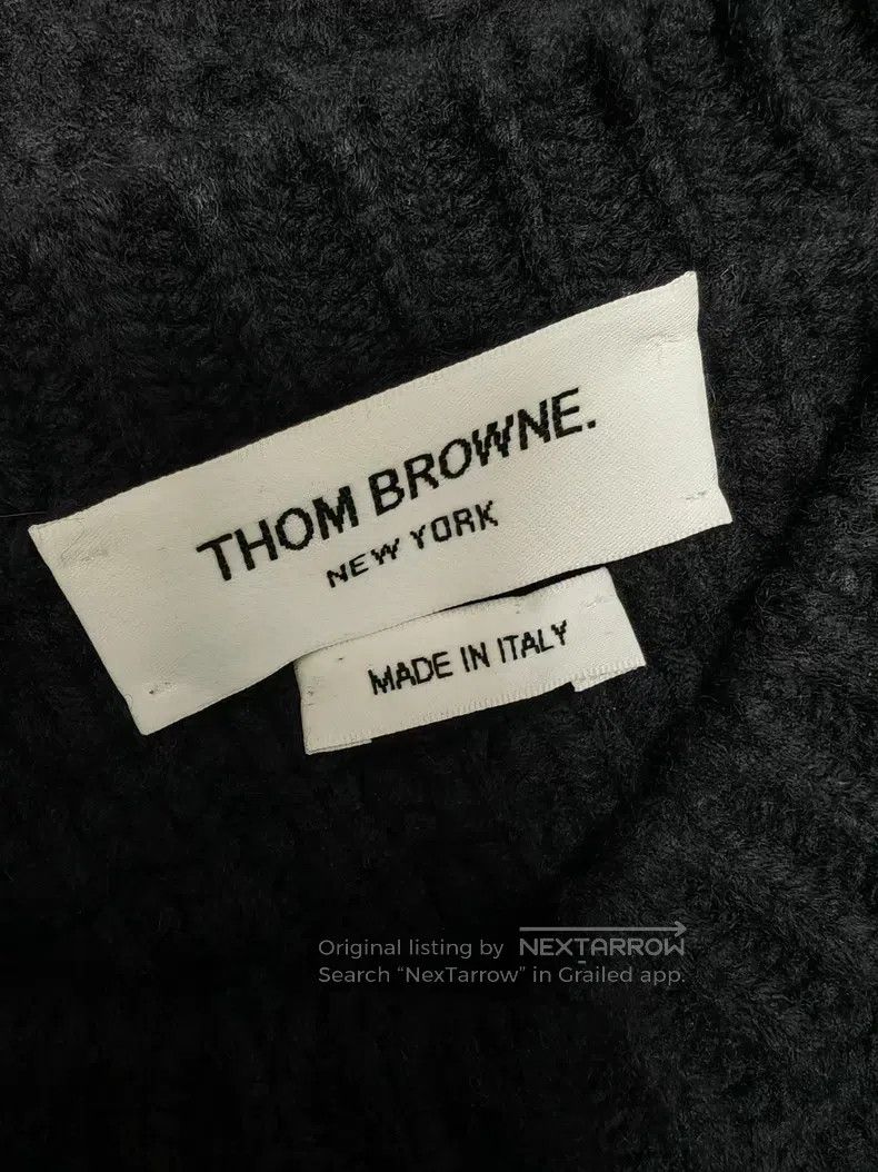 Thom Browne Thom Browne Waffle knit sweater Size US L / EU 52-54 / 3 - 3 Thumbnail