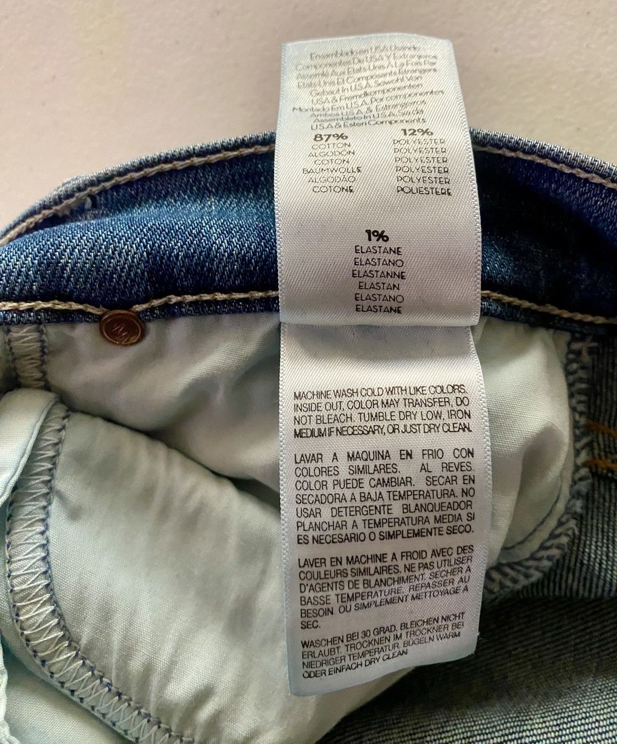 MOTHER Mother Denim The Rascal Ankle Wild! Wash Distressed 5 pkt 24 Size 24" / US 00 / IT 34 - 14 Thumbnail