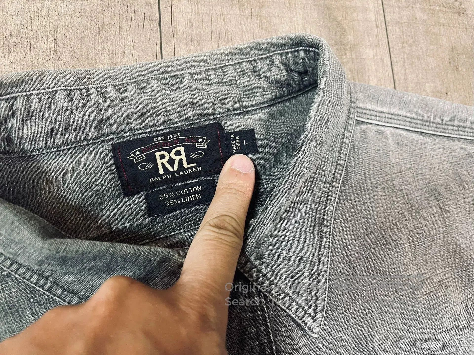 RRL Ralph Lauren RRL Workwear Denim Shirt. Size US L / EU 52-54 / 3 - 3 Thumbnail