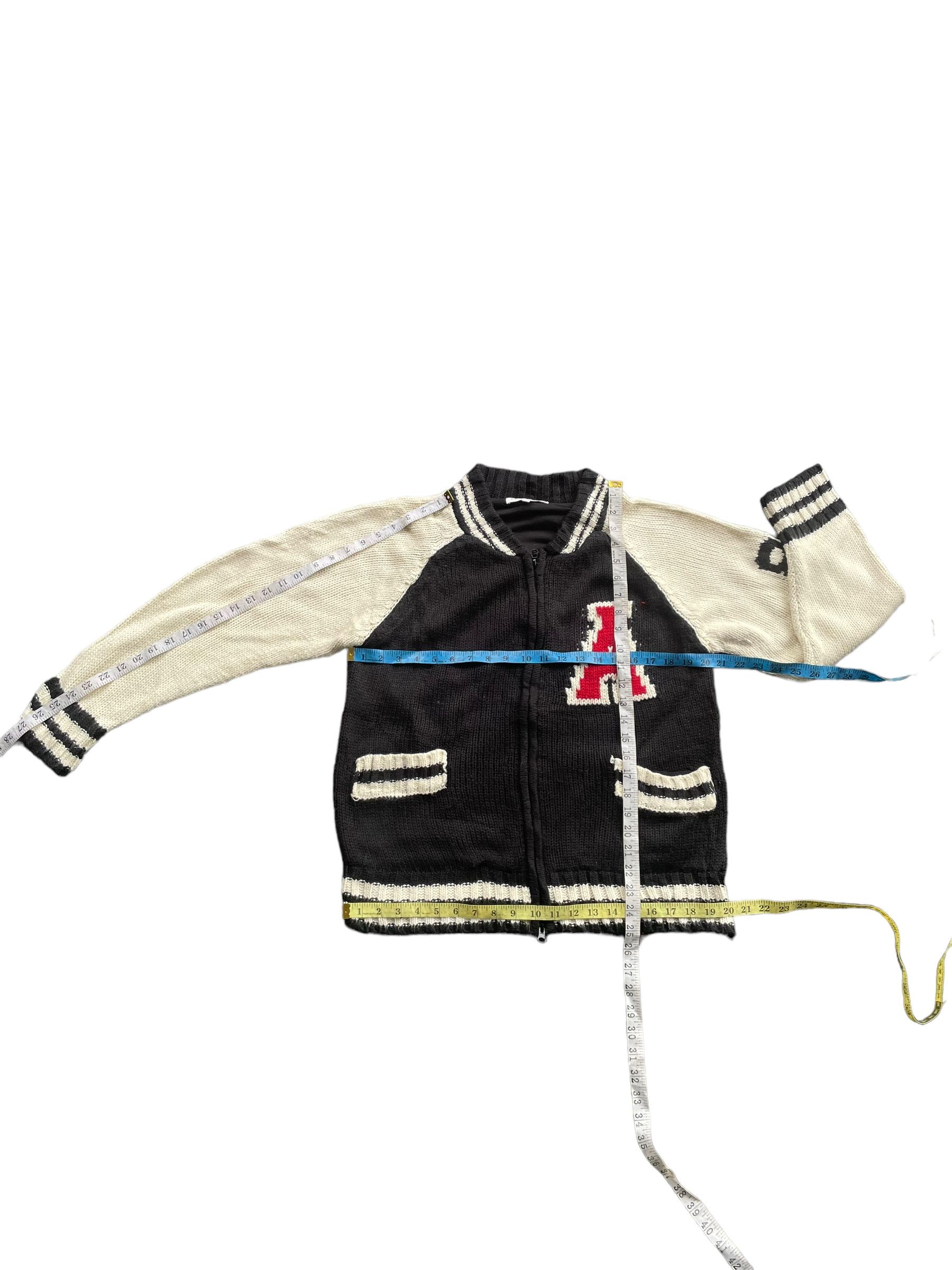 Japanese Brand Jungle Storm Knitwear Varsity Jacket Size US L / EU 52-54 / 3 - 9 Thumbnail