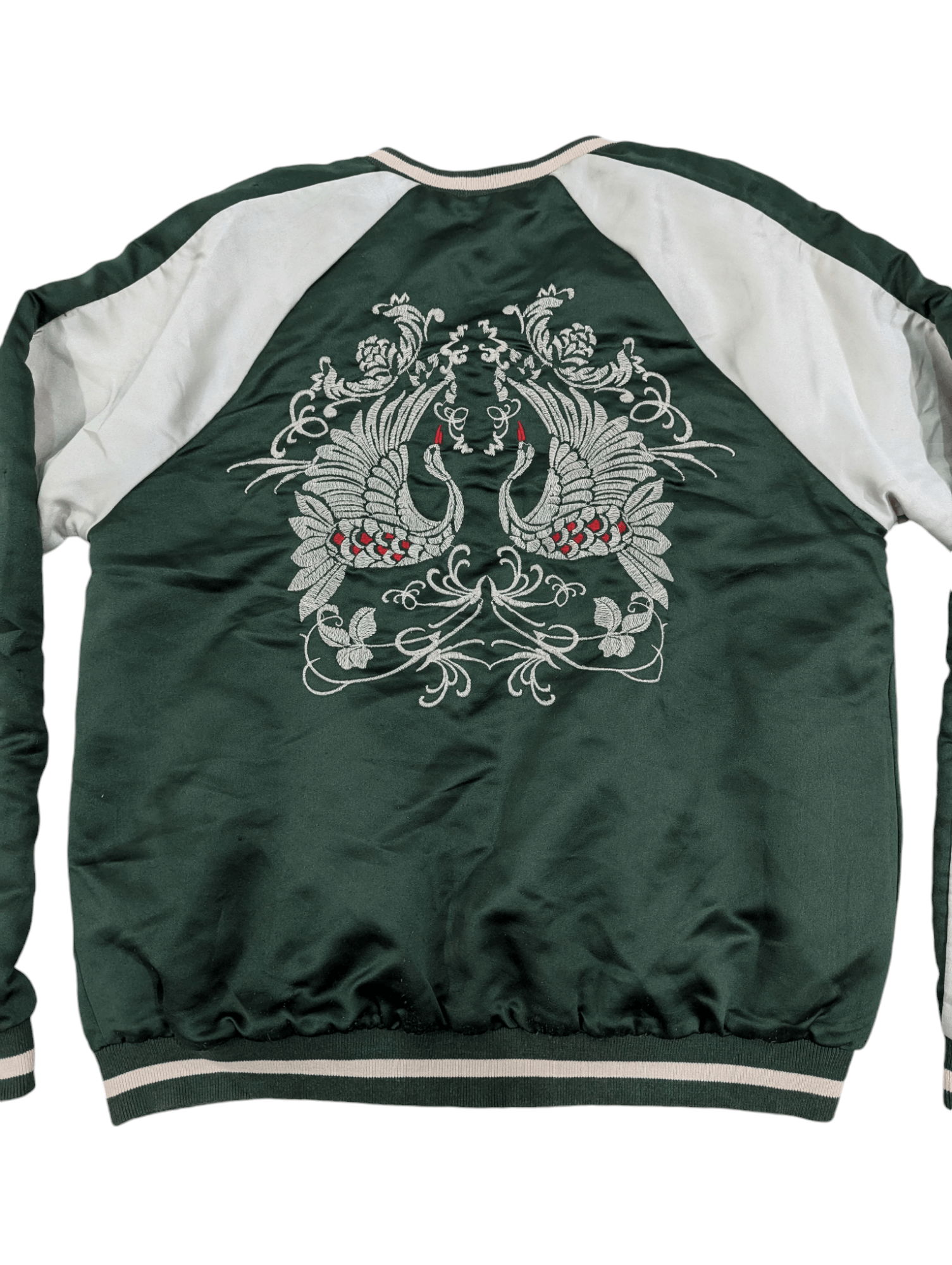 Japanese Brand SUKAJAN JACKET EMBROIDERY PEACOCK Size US S / EU 44-46 / 1 - 3 Thumbnail