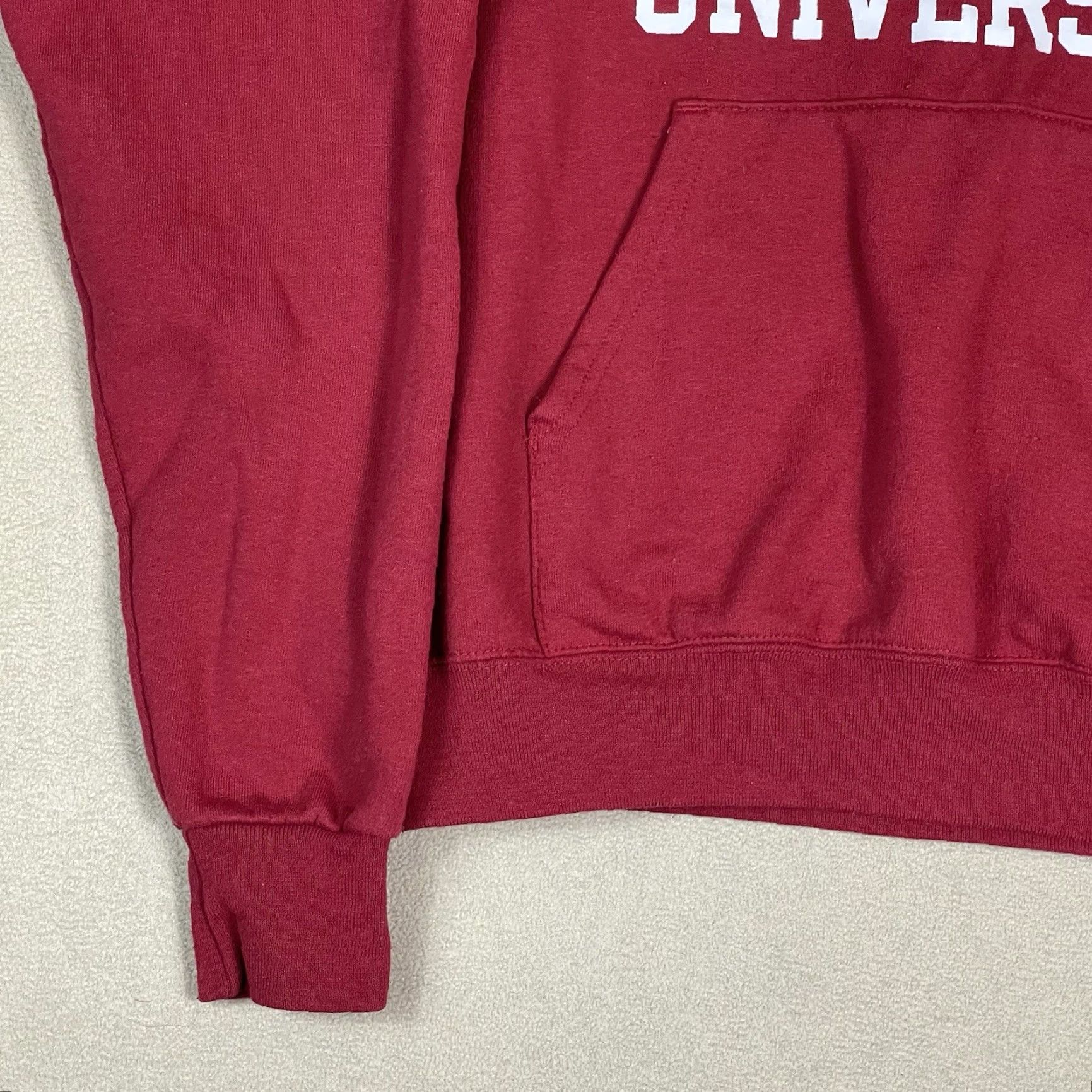 Champion Champion Hoodie Mens S Red Stanford University Print ECO Fleece Sweatshirt Size US S / EU 44-46 / 1 - 7 Thumbnail