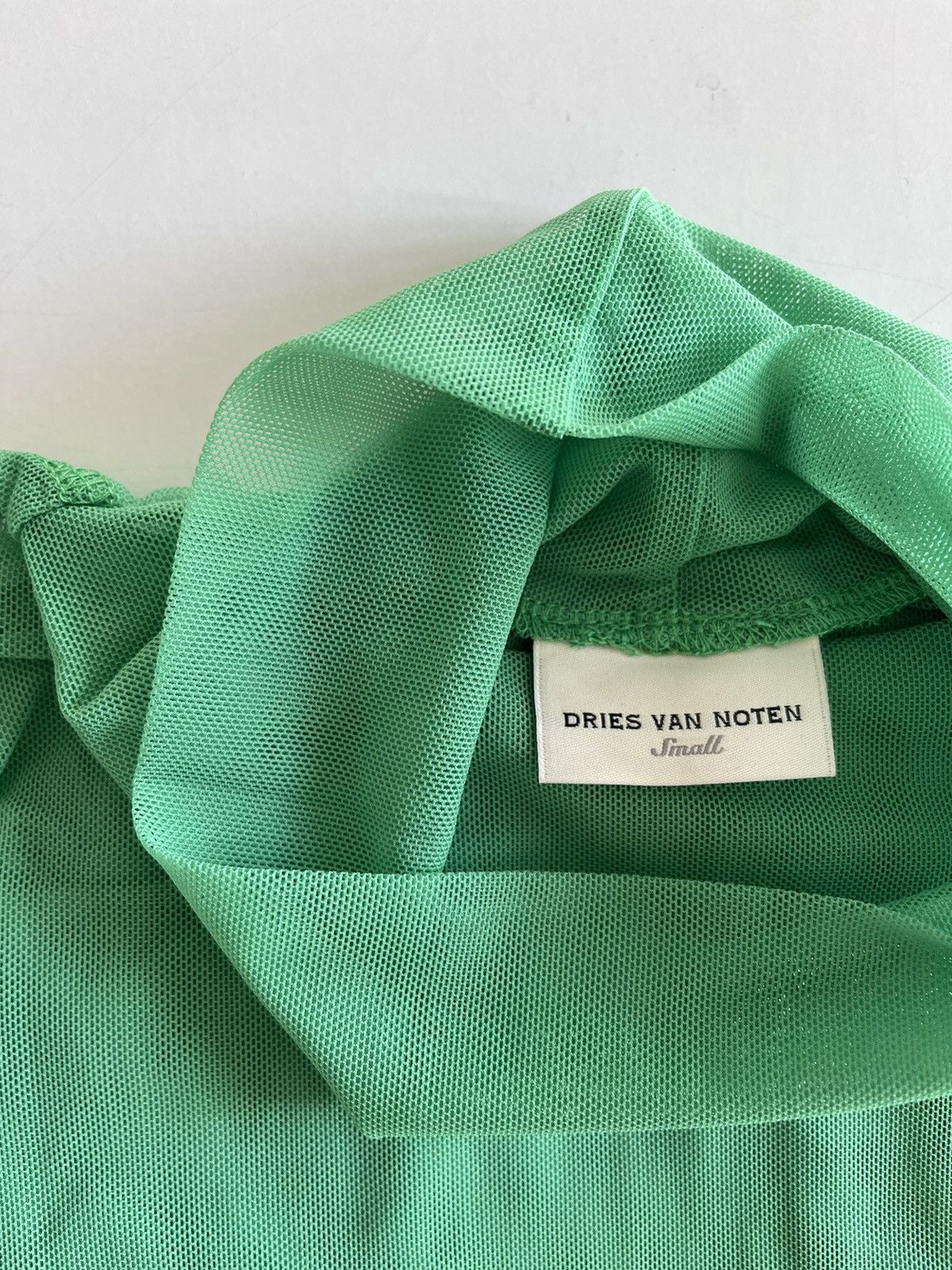 Dries Van Noten WMNS Stretch-Mesh Turtleneck Top Size S / US 4 / IT 40 - 4 Thumbnail