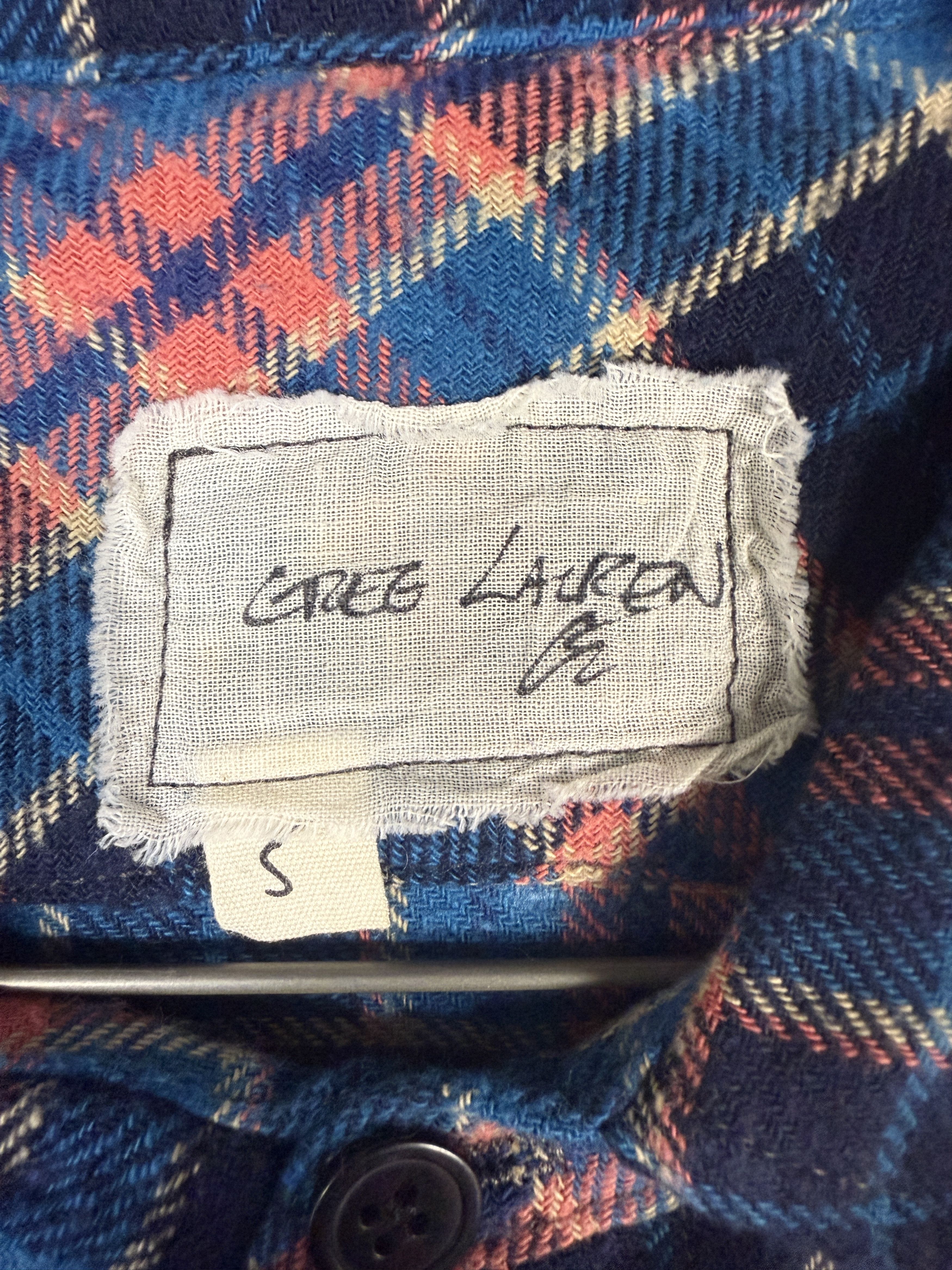 Greg Lauren $795 Greg Lauren Plaid Short Sleeve Shirt Size US XXL / EU 58 / 5 - 6 Thumbnail