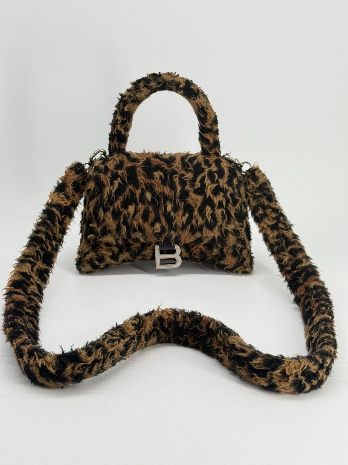 Balenciaga Balenciaga hourglass leopard print handbag Size ONE SIZE - 2 Thumbnail