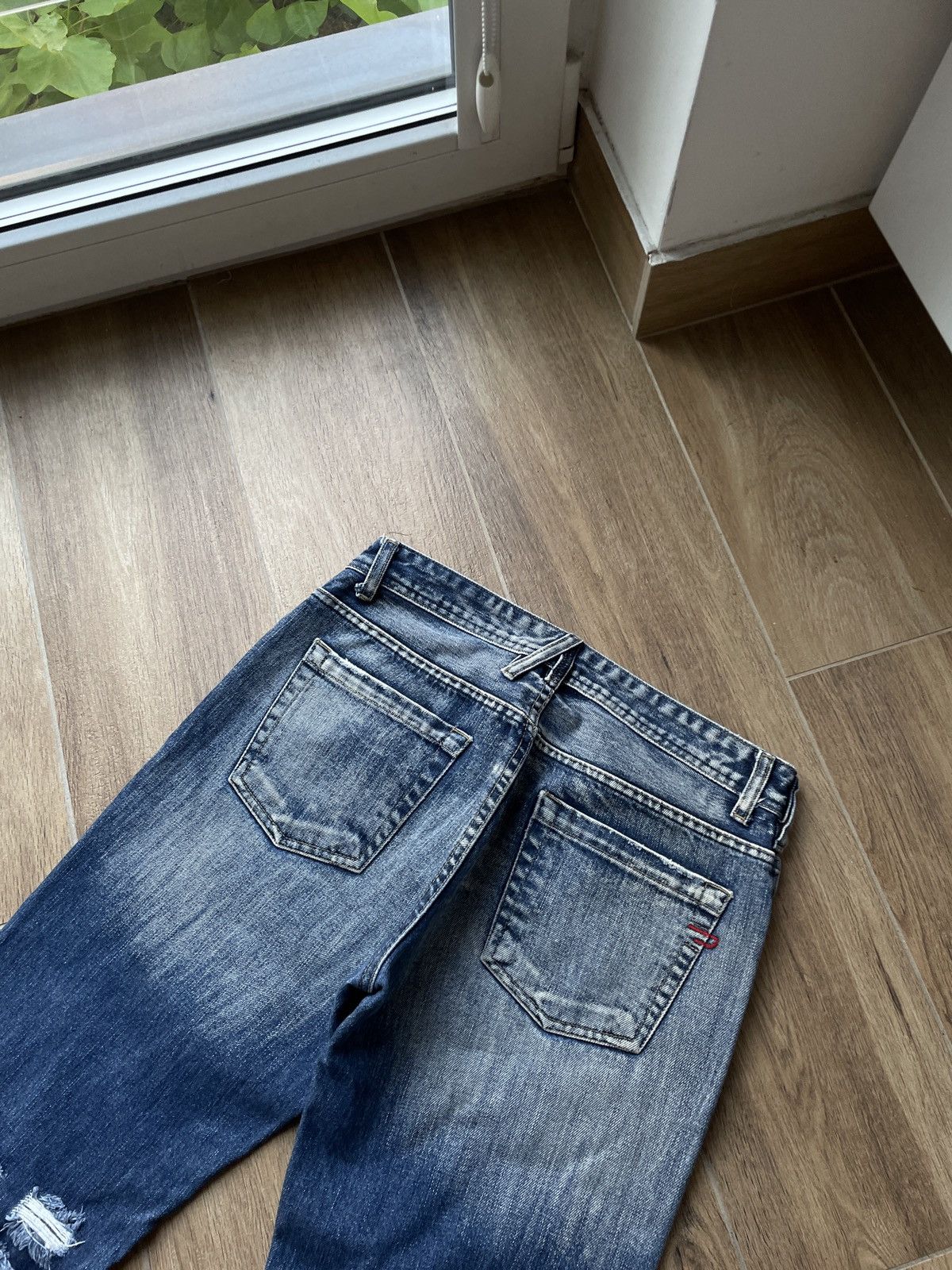 Diesel Vintage Diesel Flared Jeans Japanese Distressed Wide Baggy Size US 32 / EU 48 - 8 Thumbnail