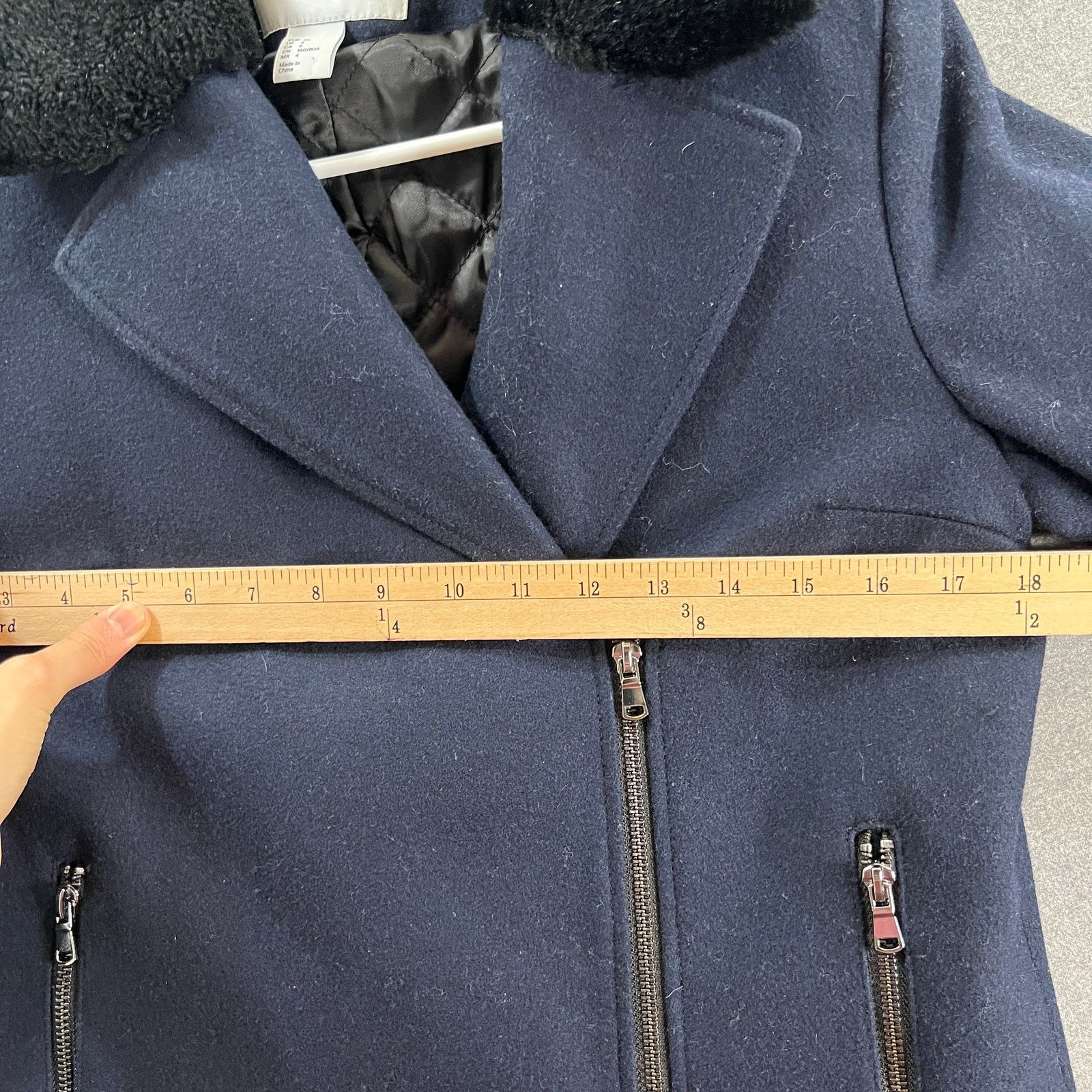 Other H&M Wool Blend Blue Jacket Women's Size 4 Size S / US 4 / IT 40 - 6 Thumbnail