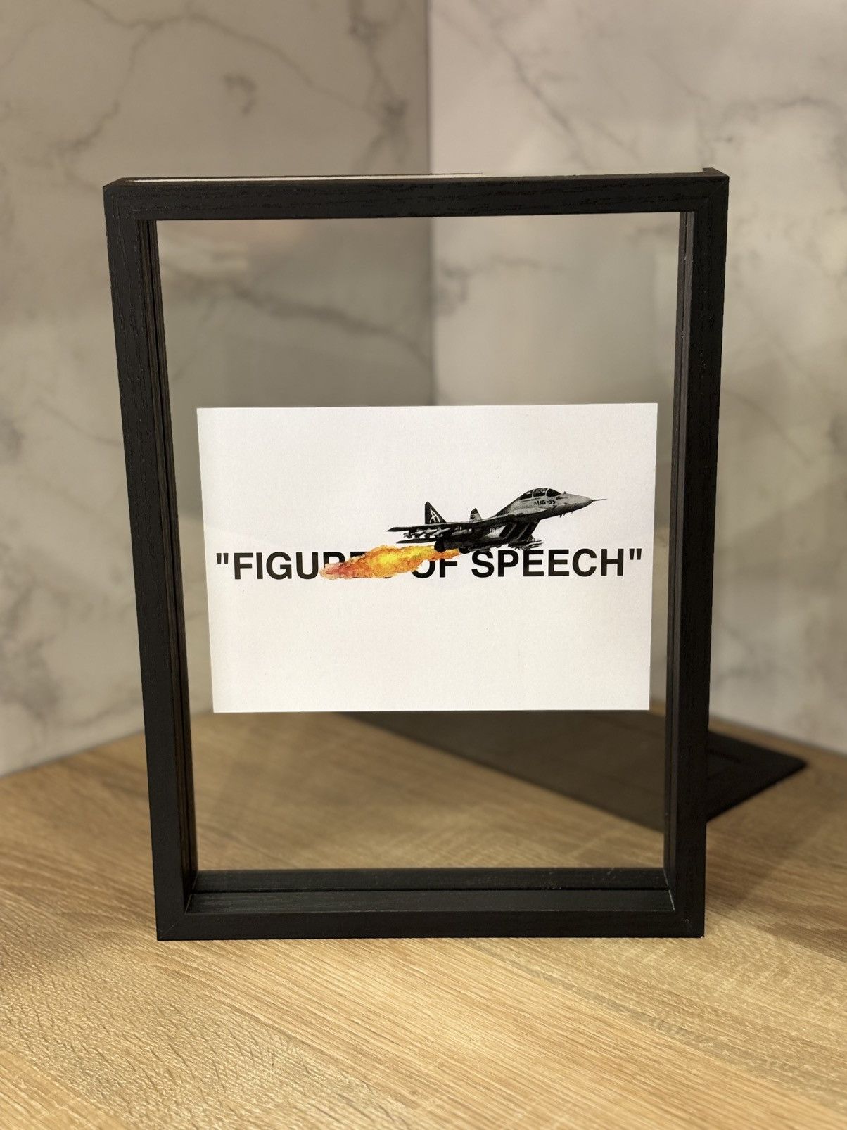 Designer × Virgil Abloh Virgil Abloh Postcard in Frame – “Figures of Speech” Size ONE SIZE - 1 Thumbnail
