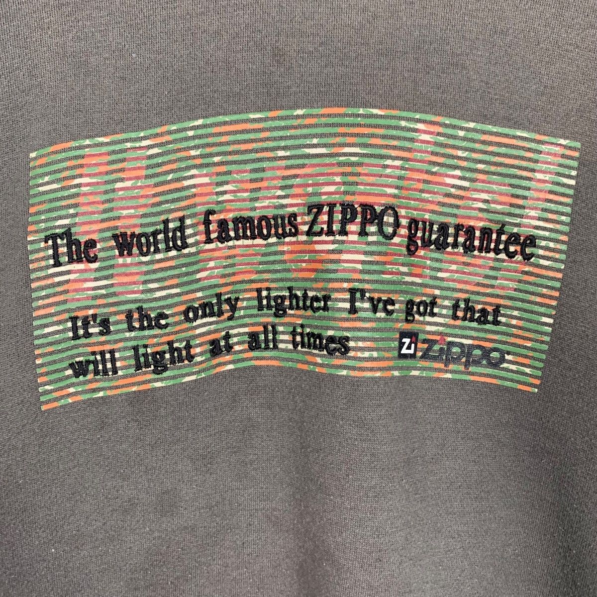 Zippo Vintage 90’s ZIPPO Pullover Hoodie Sweatshirt #3639-C166 Size US L / EU 52-54 / 3 - 5 Thumbnail