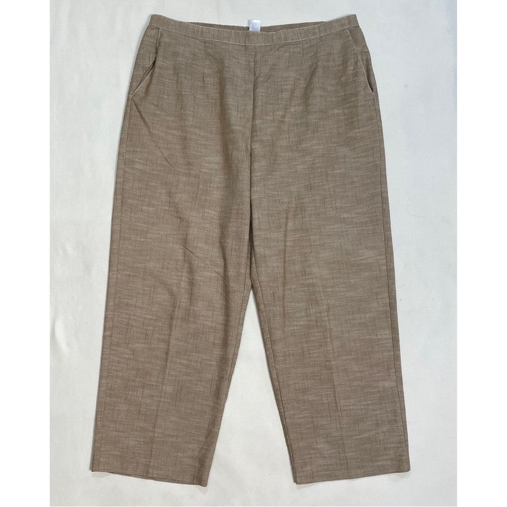 Other Alfred Dunner Light Brown Elastic Waist Classic Fit Pull On Size 42" / US 20 - 1 Thumbnail