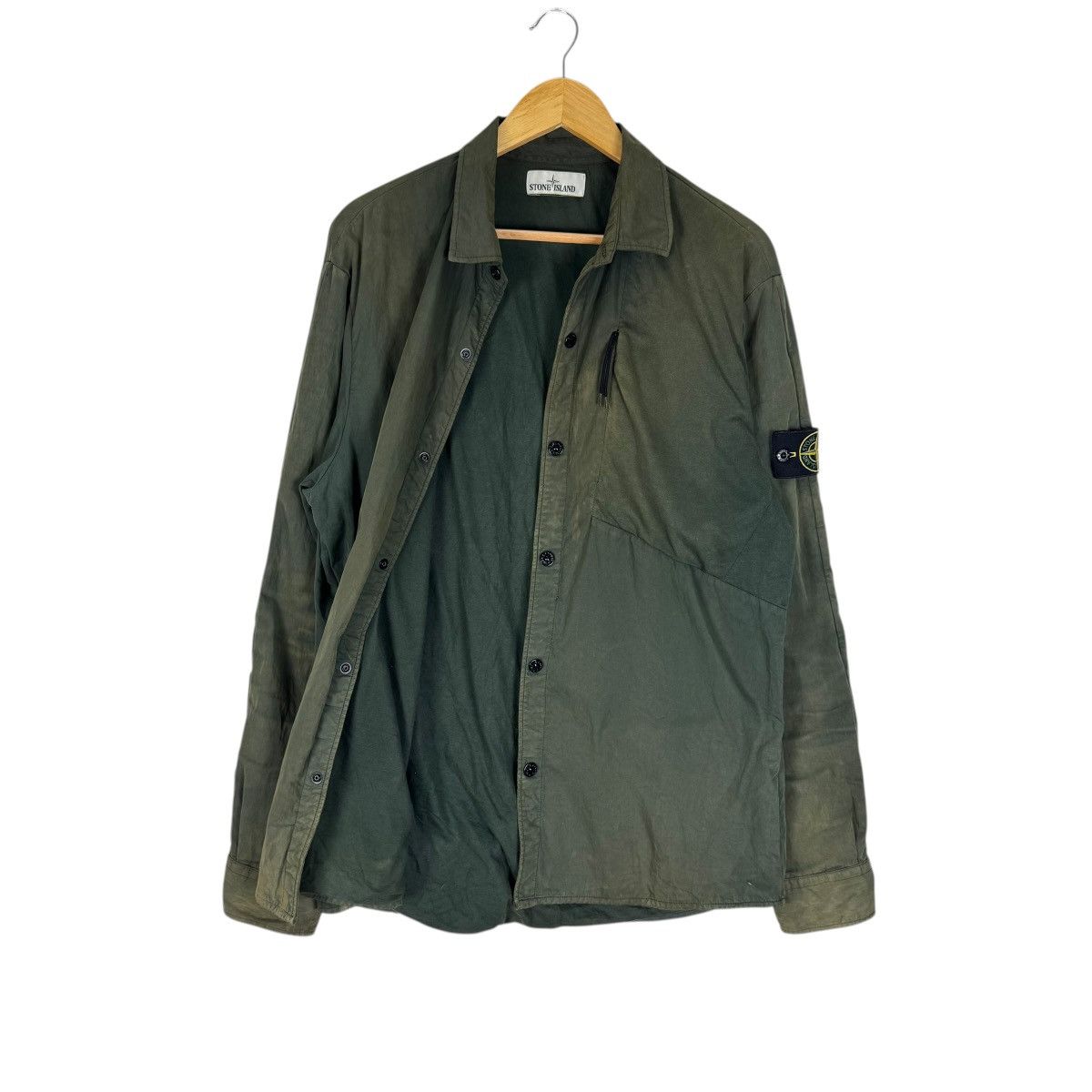 Stone Island 🔥STONE ISLAND SUN FADED SNAP BUTTON JACKET Size US XL / EU 56 / 4 - 13 Thumbnail