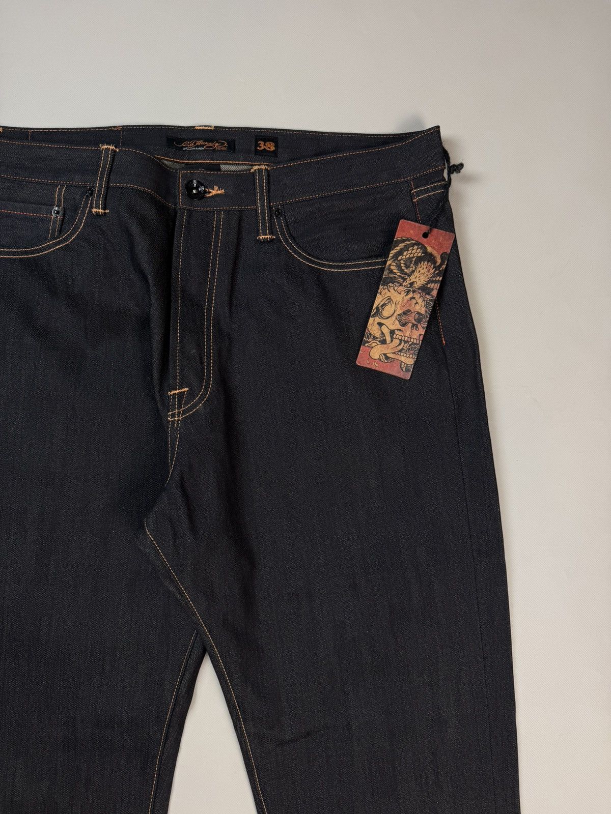 Ed Hardy BNWT! Ed Hardy By Christian Audigier Rap Baggy Denim Jeans Size US 38 / EU 54 - 16 Thumbnail