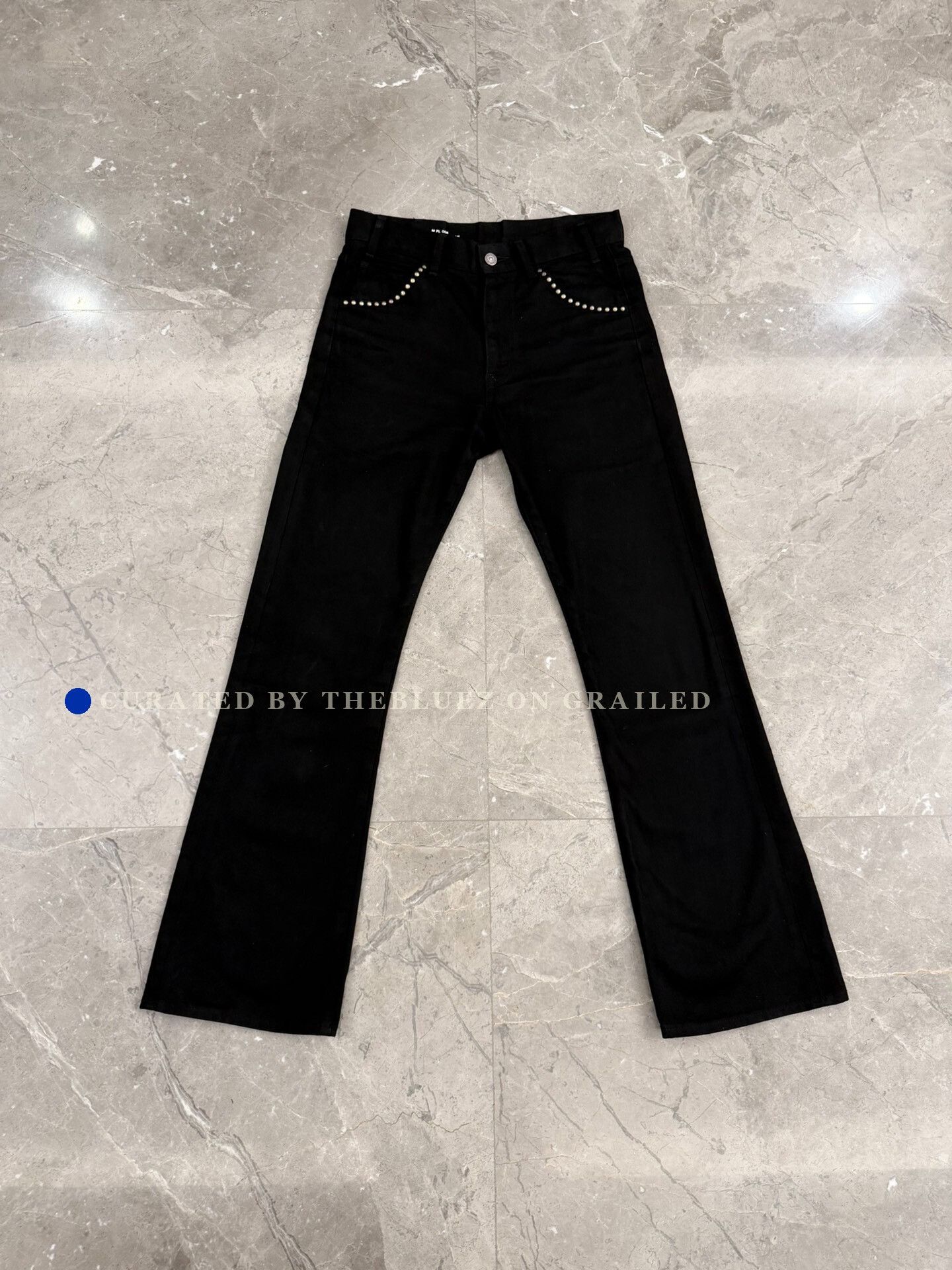 Celine × Hedi Slimane M_FL_007 Celine Flare denim | Grailed