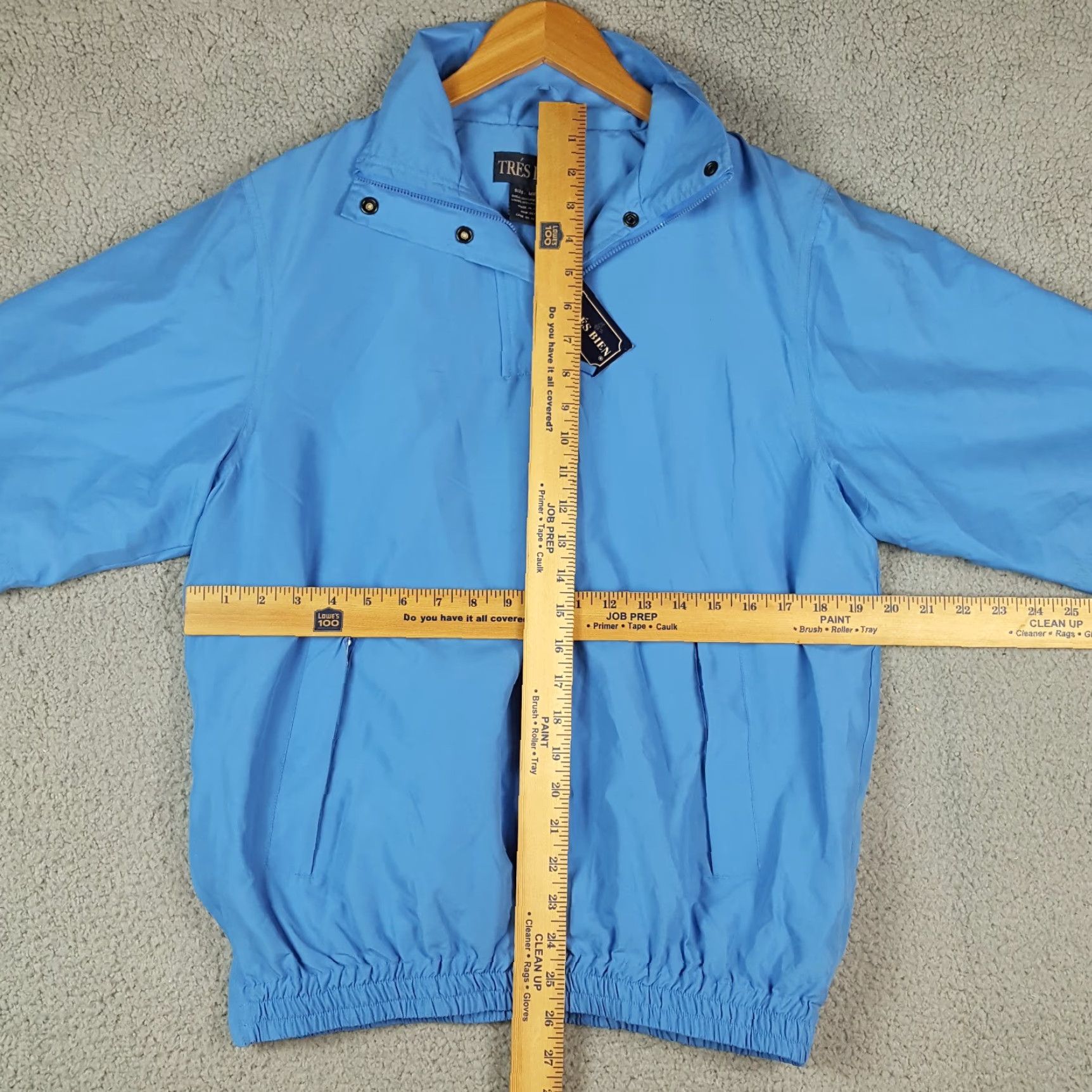 Tres Bien VINTAGE Tres Bien Windbreaker Jacket Women's M Blue Golf Windbreaker Size M / US 6-8 / IT 42-44 - 6 Thumbnail