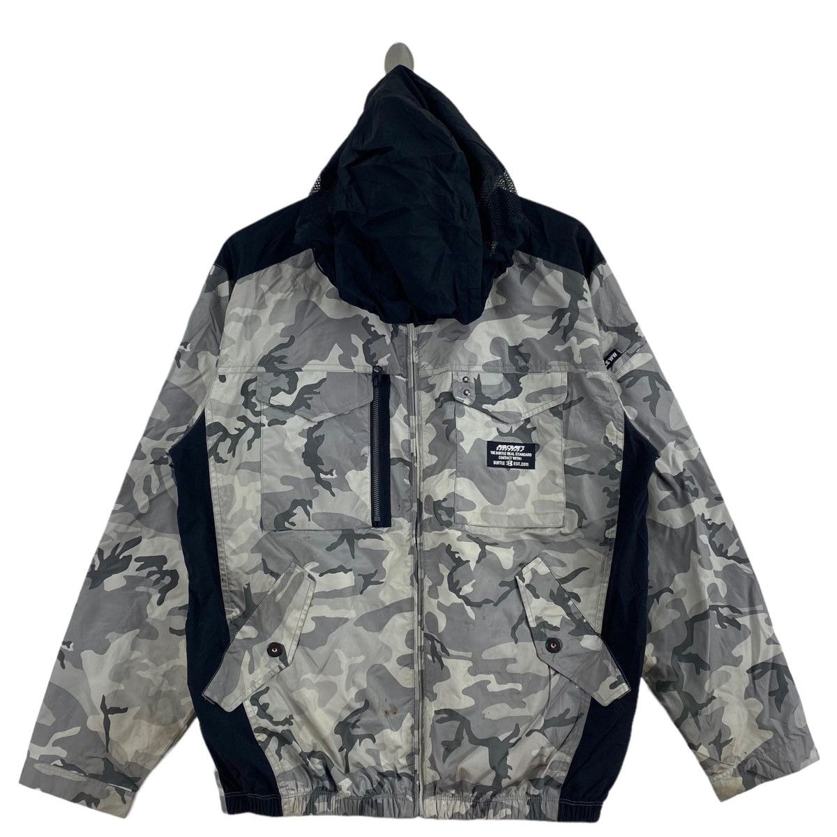 Japanese Brand BURTLE Aircraft Japanese Brand Camoflague Multi Pockets Size US XL / EU 56 / 4 - 1 Thumbnail