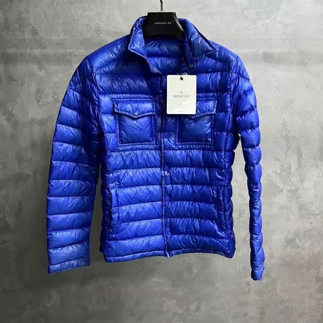 Moncler Moncler Retro Blue Down Jacket 1 Women Size XS / US 0-2 / IT 36-38 - 1 Thumbnail