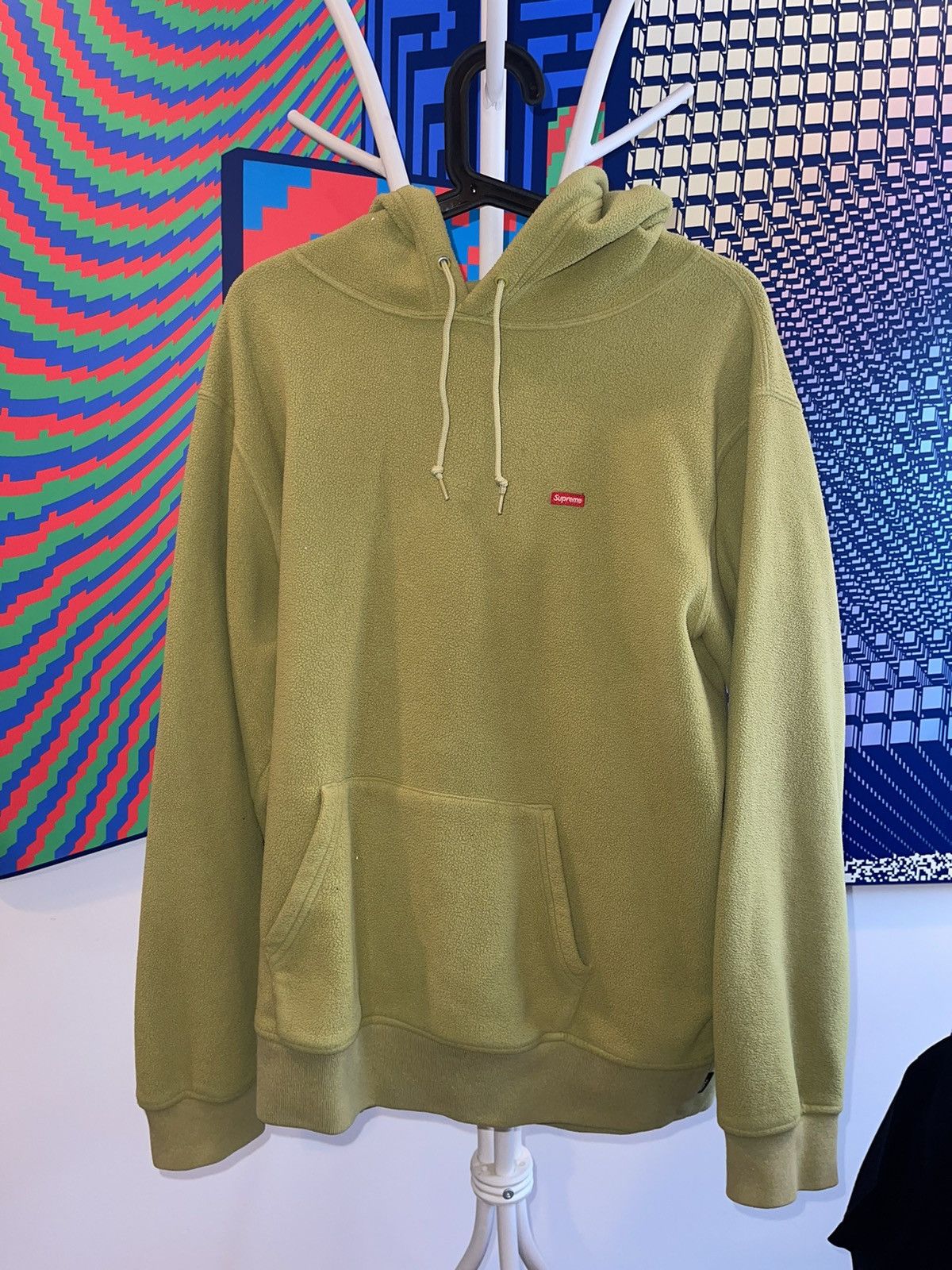 Supreme Boxlogo polartec® fleece hoodie supreme small box logo