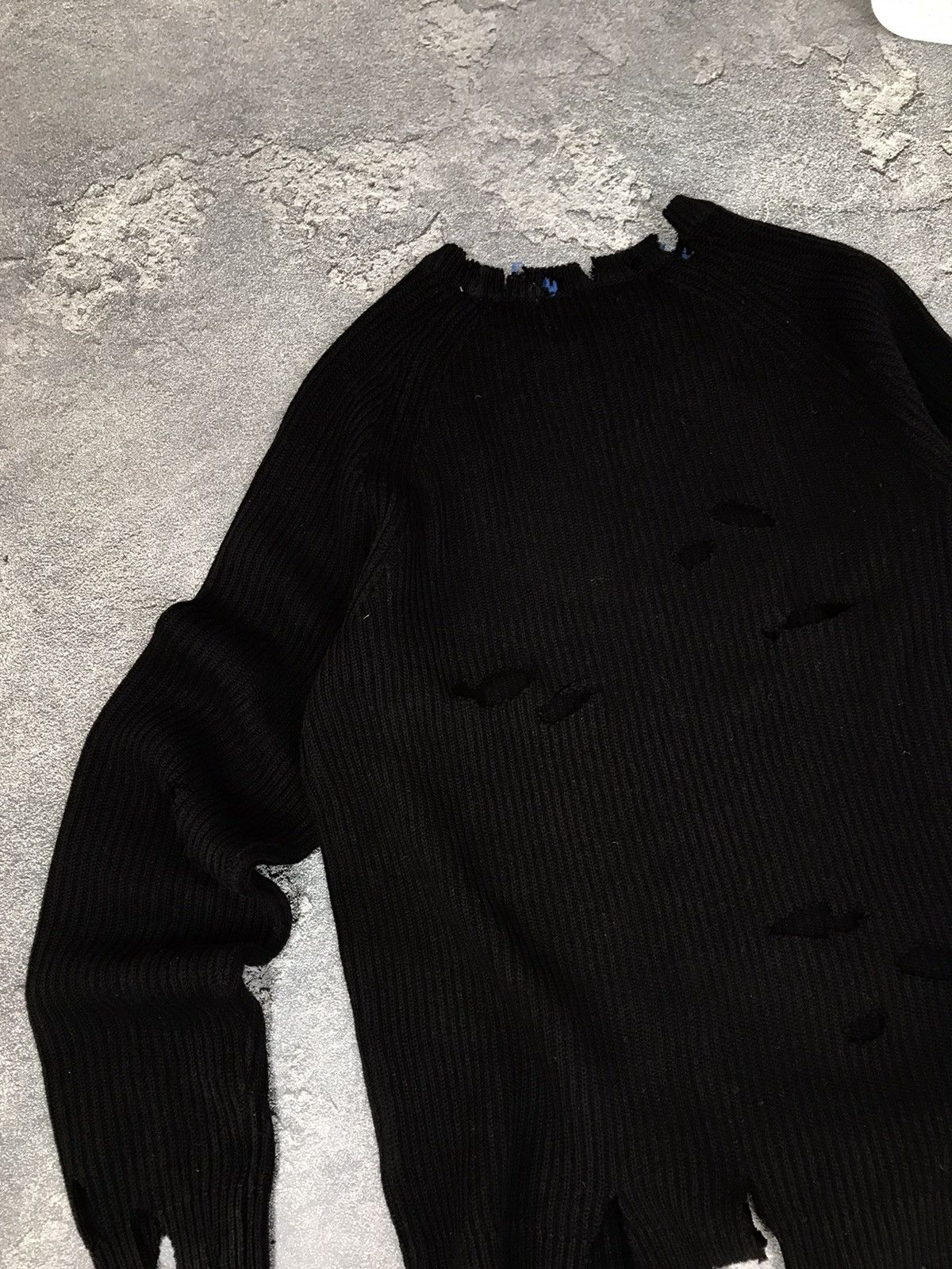Designer × Nike ♻️1 OF 1 HANDMADE DISTRESSED AVANTGARDE KNITED SWEATER,NIKE Size US S / EU 44-46 / 1 - 12 Thumbnail