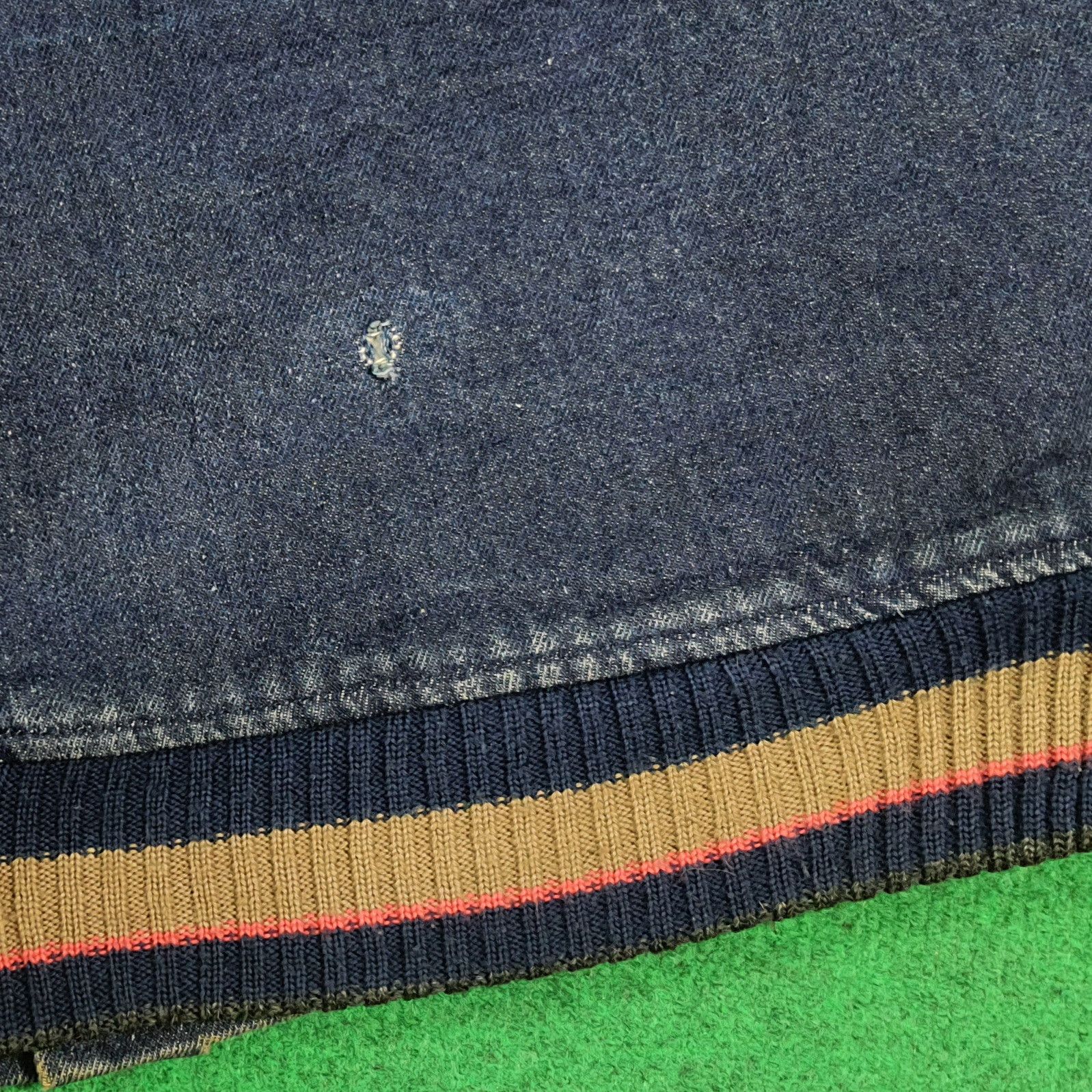 Vintage Vintage SCENE Japan Varsity Jacket Leather Sleeve C308N24 Size US L / EU 52-54 / 3 - 14 Thumbnail