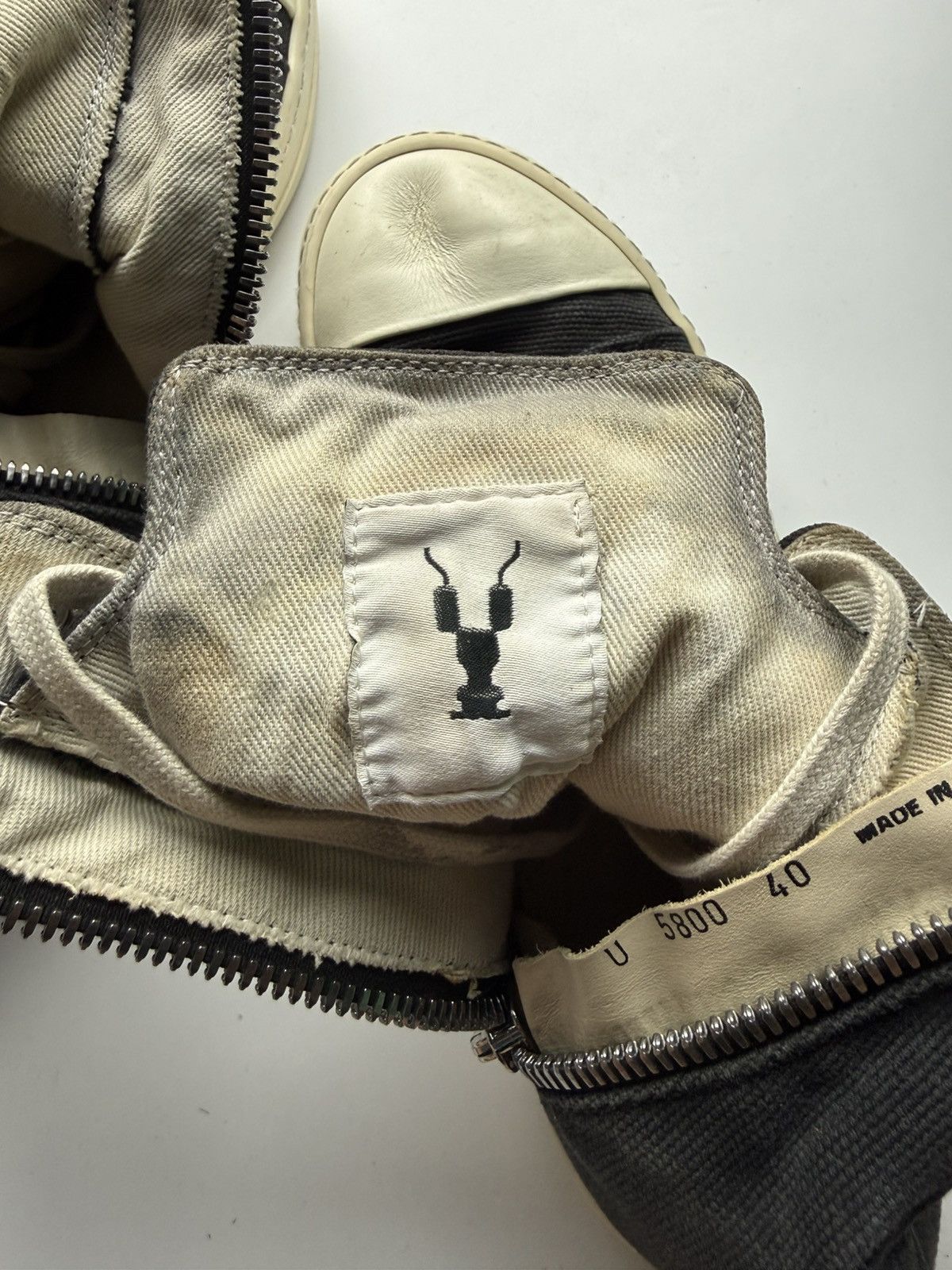 Rick Owens Drkshdw Rick Owens Drkshdw Ramones Size US 7 / EU 40 - 9 Thumbnail
