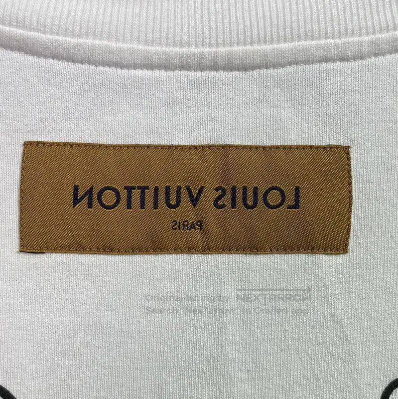 Louis Vuitton Louis Vuitton White Cotton Men's T-Shirt XL . Size US XL / EU 56 / 4 - 2 Thumbnail