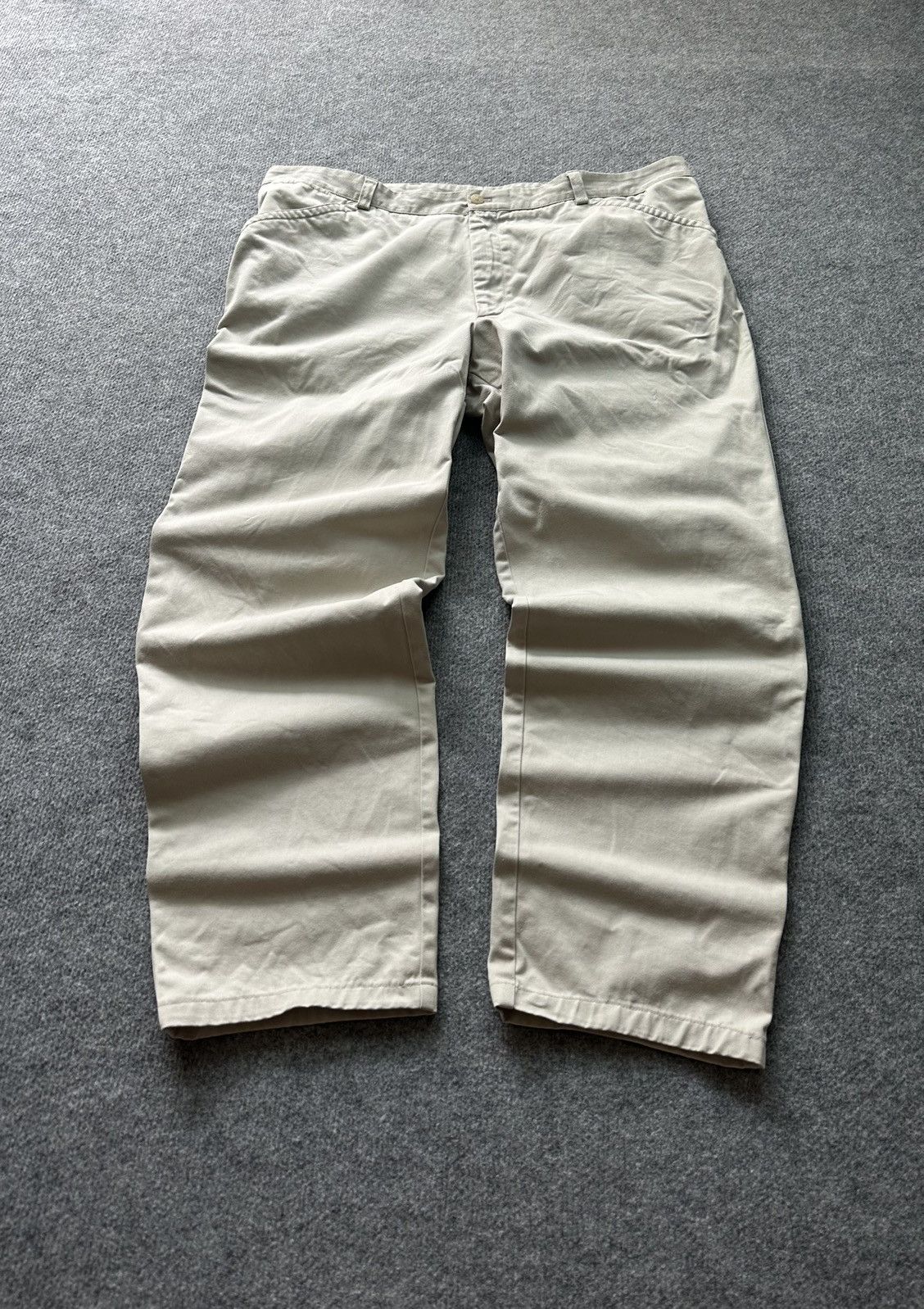 Burberry × Vintage Vintage cargo pants Burberry London sport line beige Size US 40 / EU 56 - 1 Thumbnail