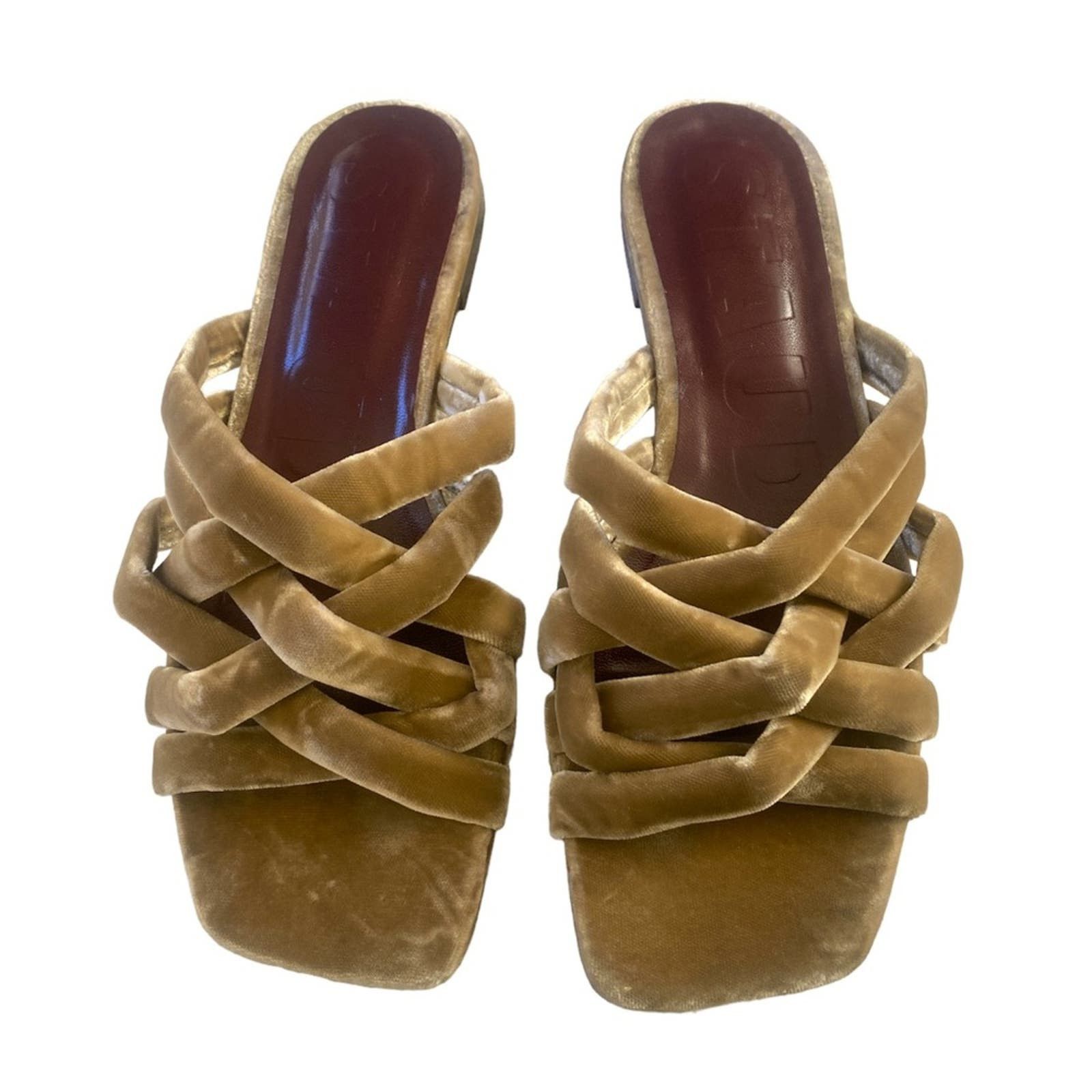 image of Staud Deepwater Sandal Brown 7, Women's