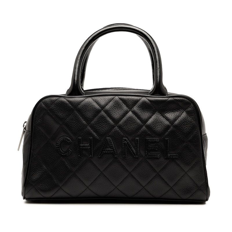 Chanel Chanel Matelasse Caviar Skin Patent Leather Handbag Leather Handbag A15685 DUTY FREE for USA