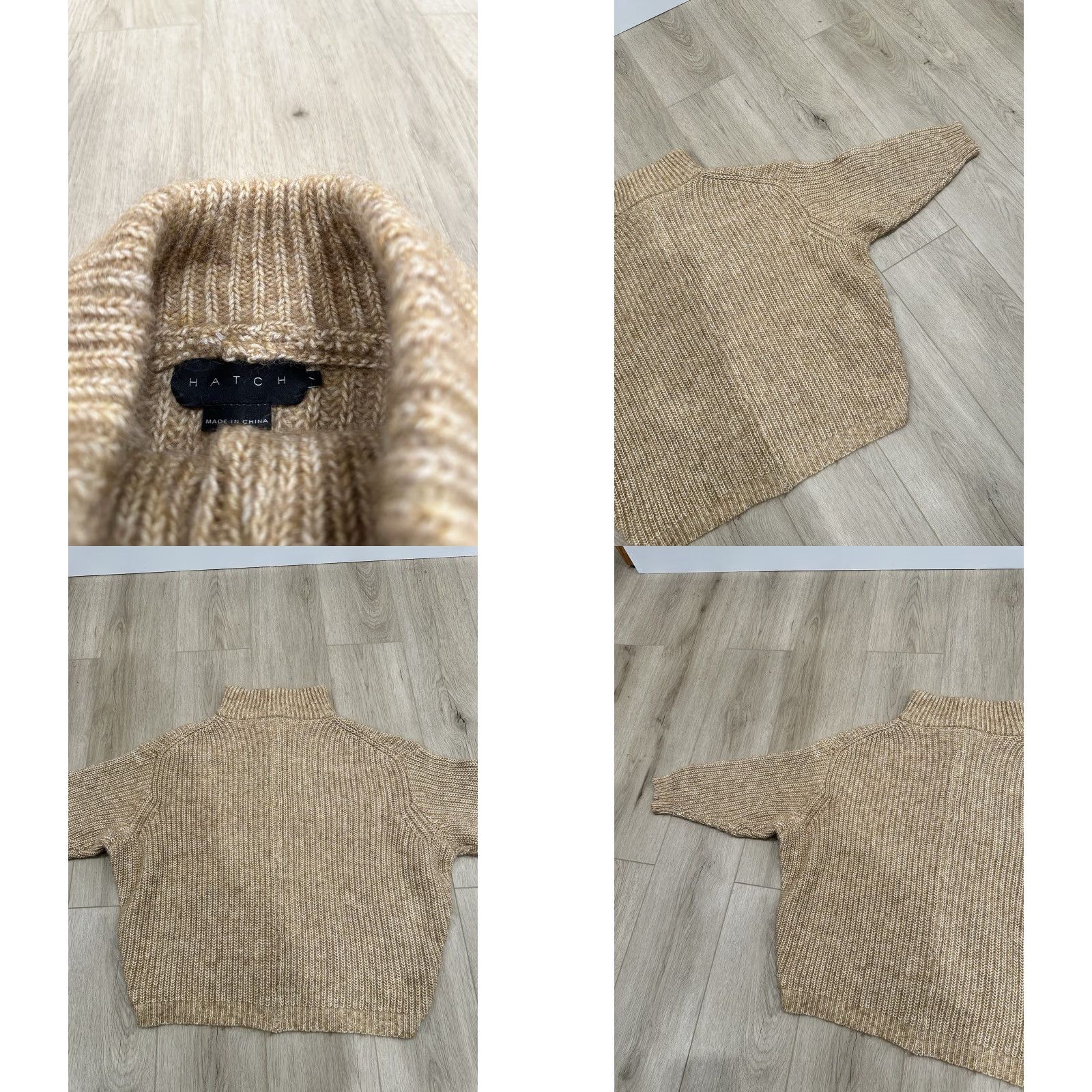 Vintage VINTAGE Hatch Maternity Sweater Beige Alpaca Oversized Pullover 1 Womens Size XS / US 0-2 / IT 36-38 - 8 Thumbnail