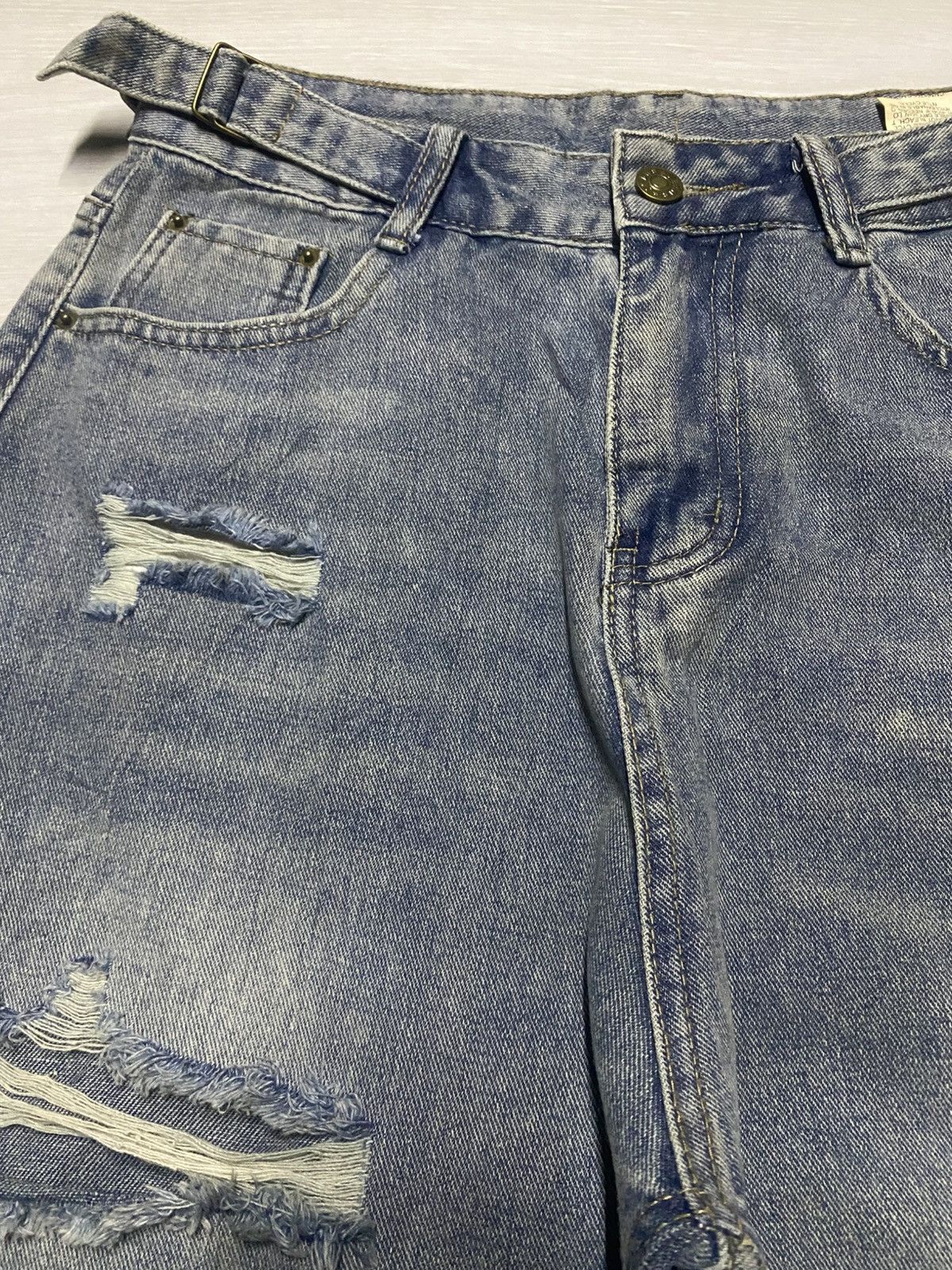 Japanese Brand Vintagw Japanese Brand Super Wide Leg Baggy Jeans Size US 29 - 6 Thumbnail