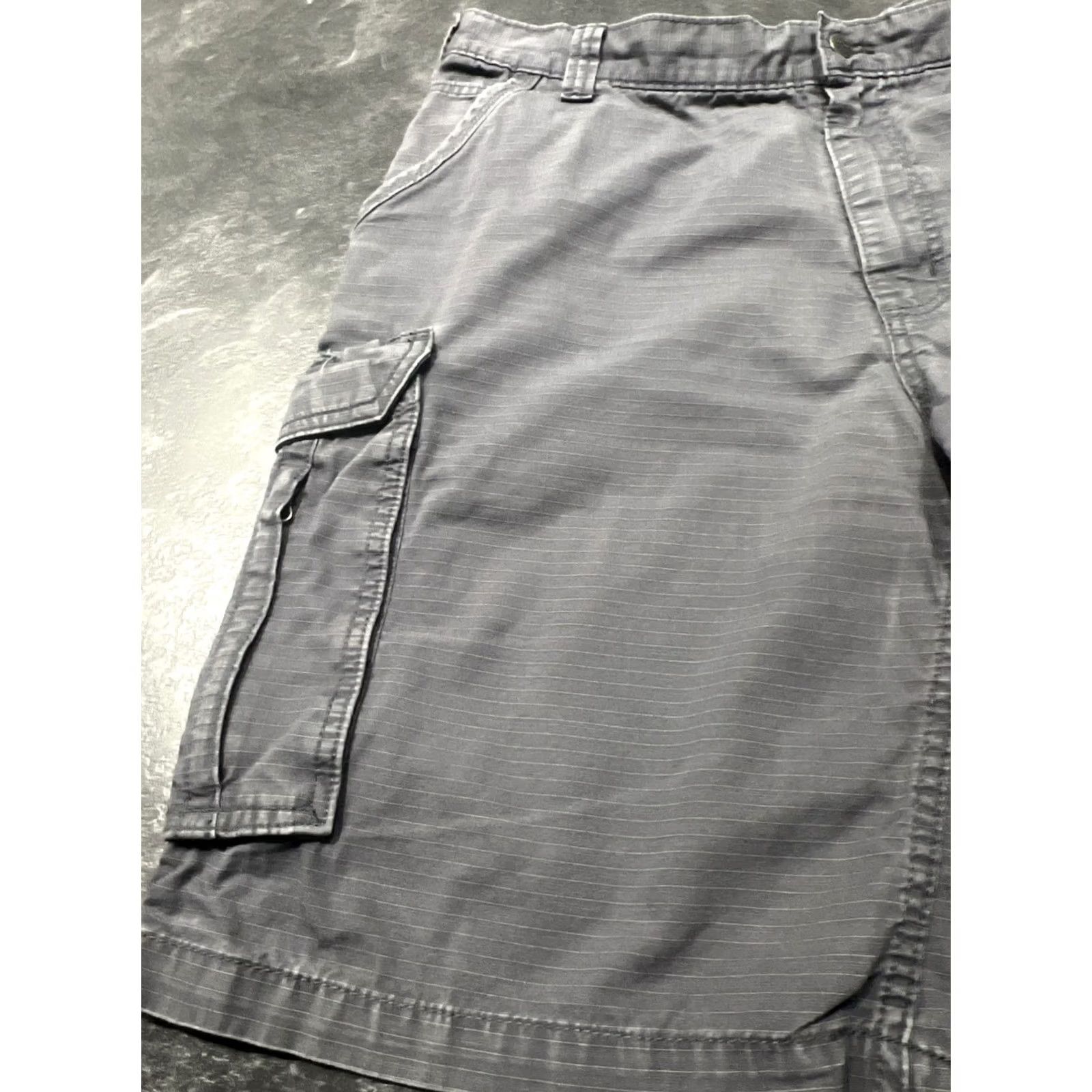 Carhartt Carhartt Cargo Shorts Gray Mens Size 40x11 Relaxed Fit Ripstop Canvas 11in Inseam Casual Workwear Size US 40 / EU 56 - 3 Thumbnail
