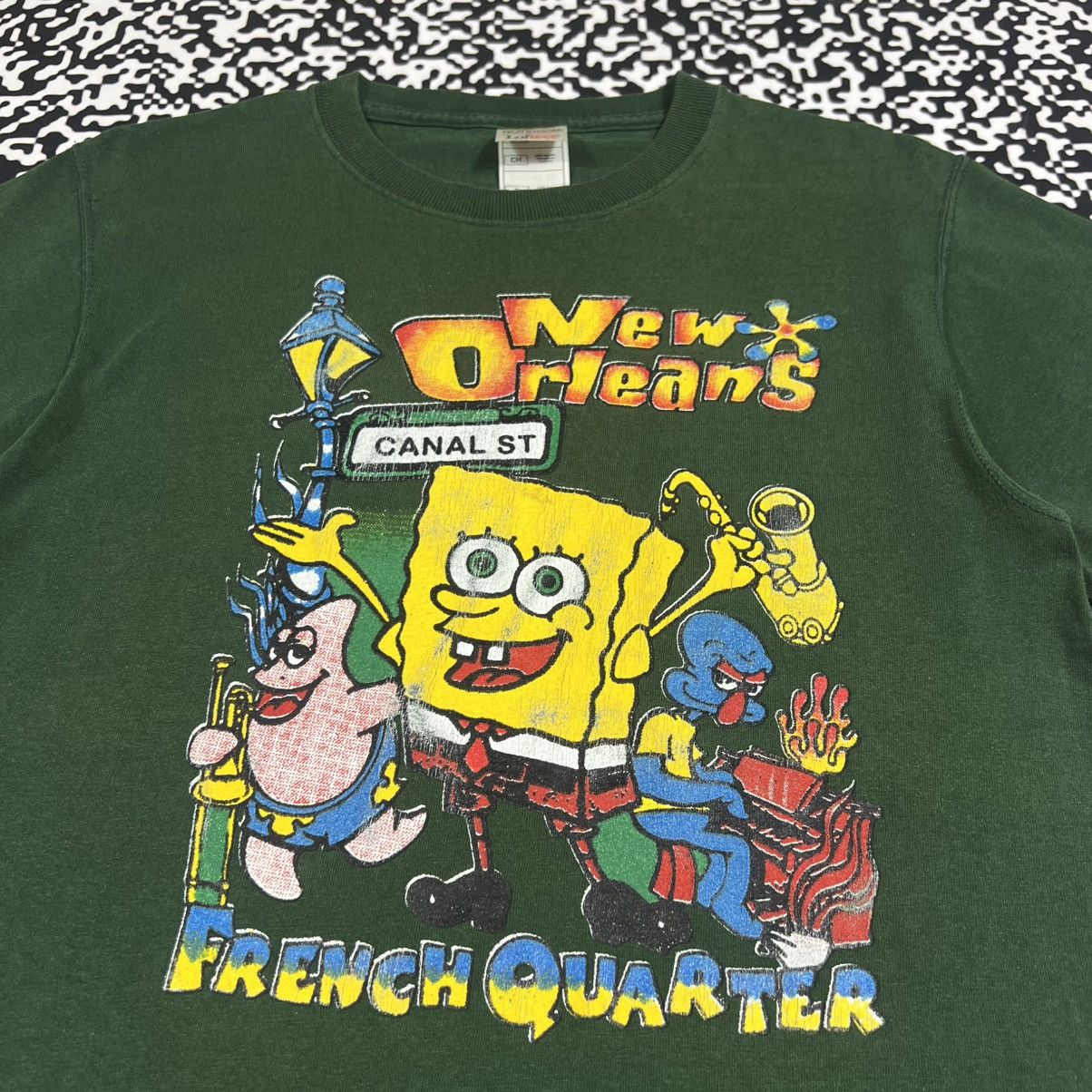 Vintage Vintage 00s Sponge Bob Cartoon Retro T-shirt Y2K Humor Style Size US S / EU 44-46 / 1 - 6 Thumbnail