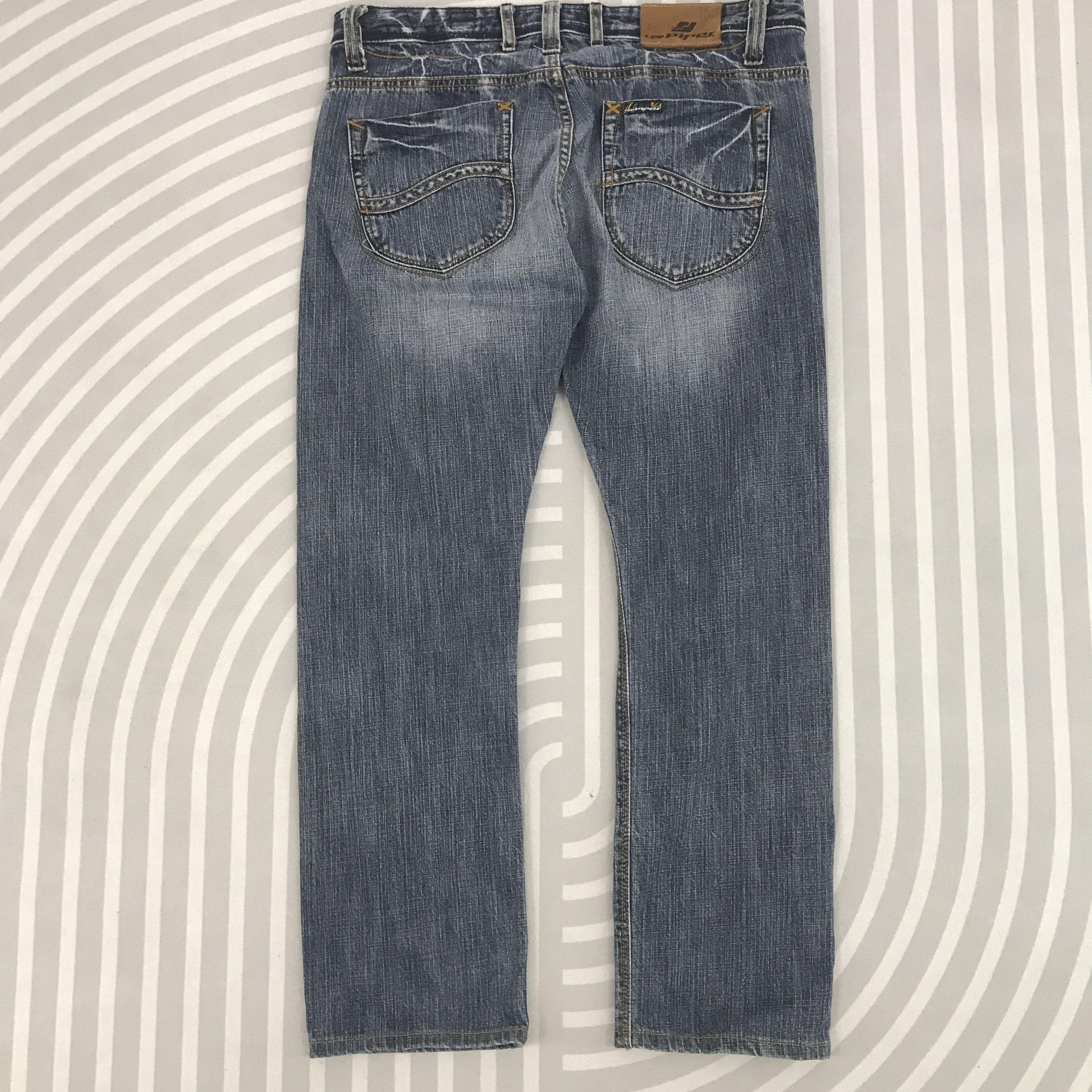 Lee × Vintage Vintage Lee Piper Distressed Denim jeans pants Size US 34 / EU 50 - 5 Thumbnail