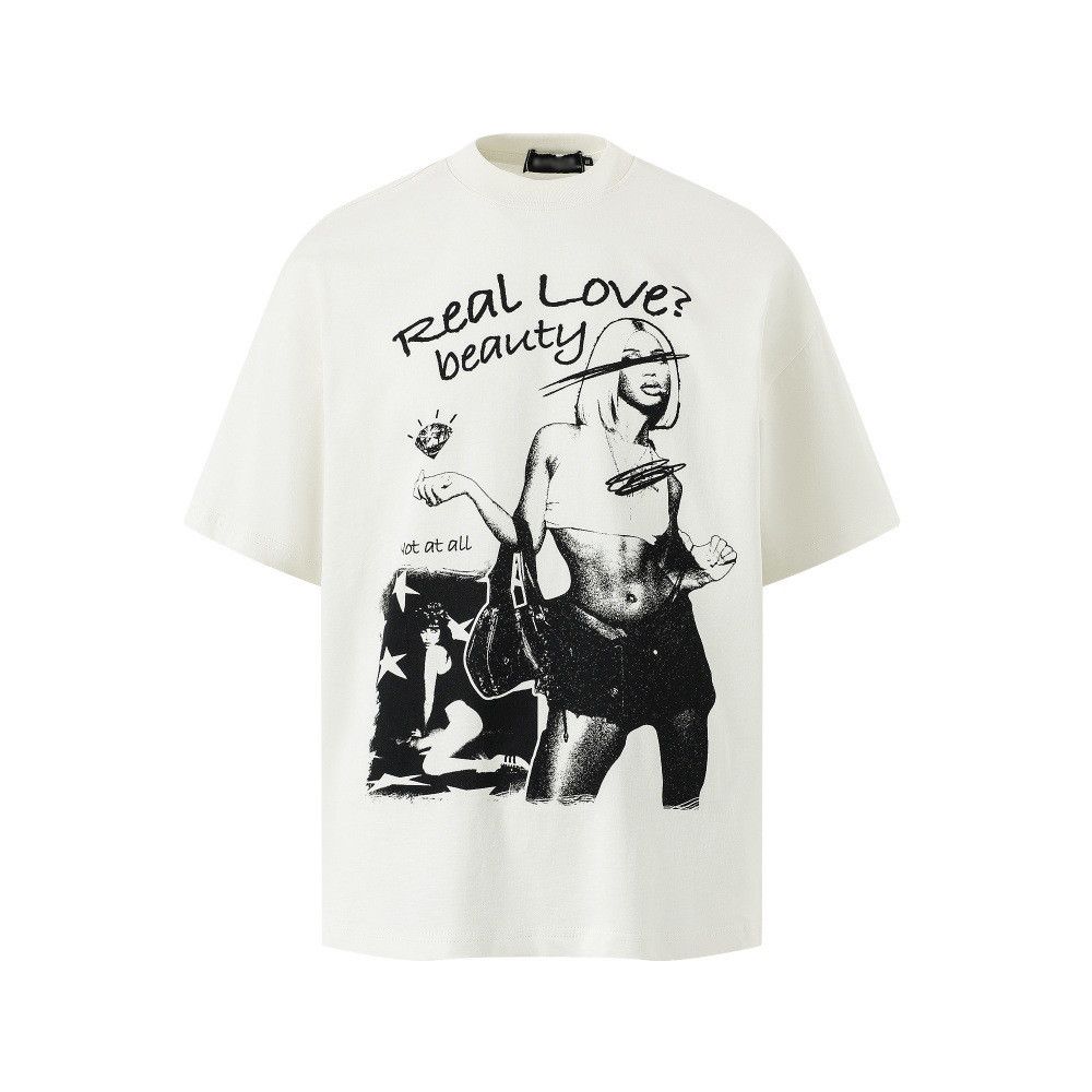 Japanese Brand Hip-hop street style loose casual short-sleeved T-shirt Size US M / EU 48-50 / 2 - 1 Thumbnail
