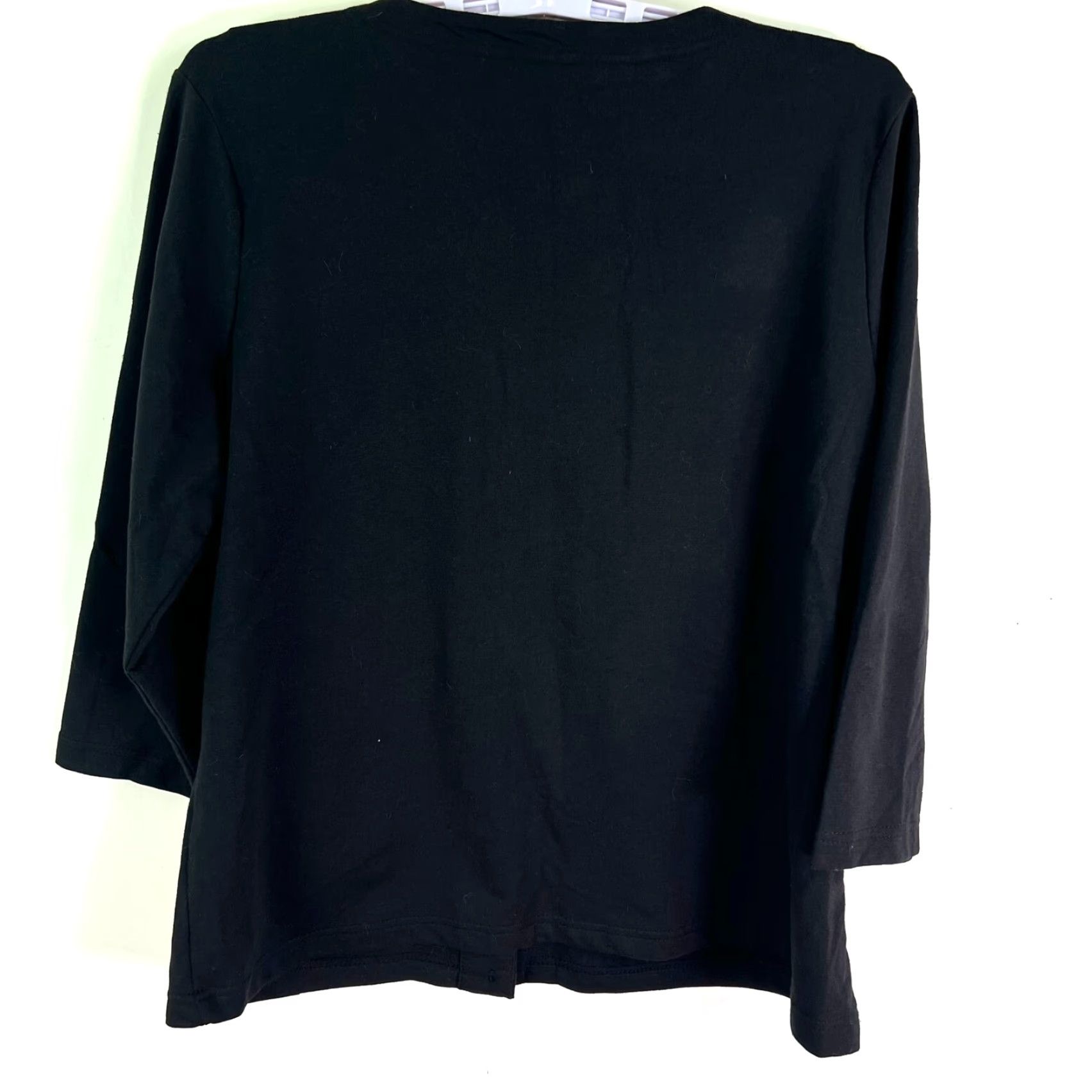 Vintage VINTAGE Onque Casuals Santa Cardigan Sweater Womens Large Black Holiday Christmas Knit Size M / US 6-8 / IT 42-44 - 7 Thumbnail