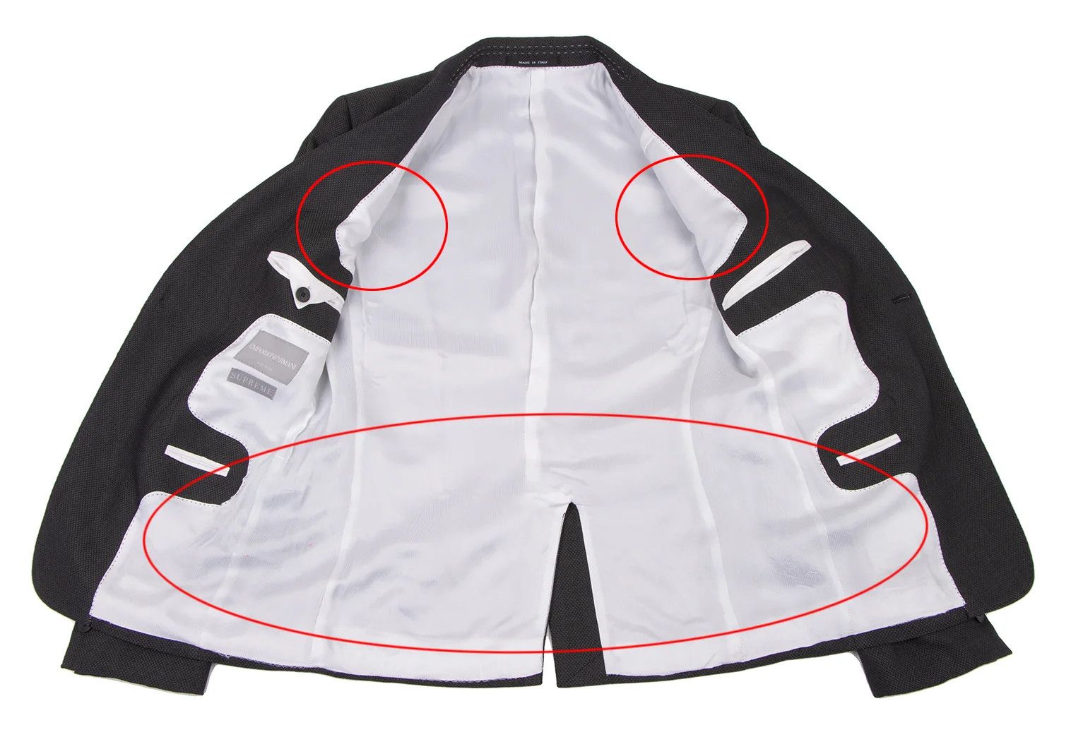 Emporio Armani Charcoal 1-Button Jacket in Excellent Condition Size US S / EU 44-46 / 1 - 9 Thumbnail