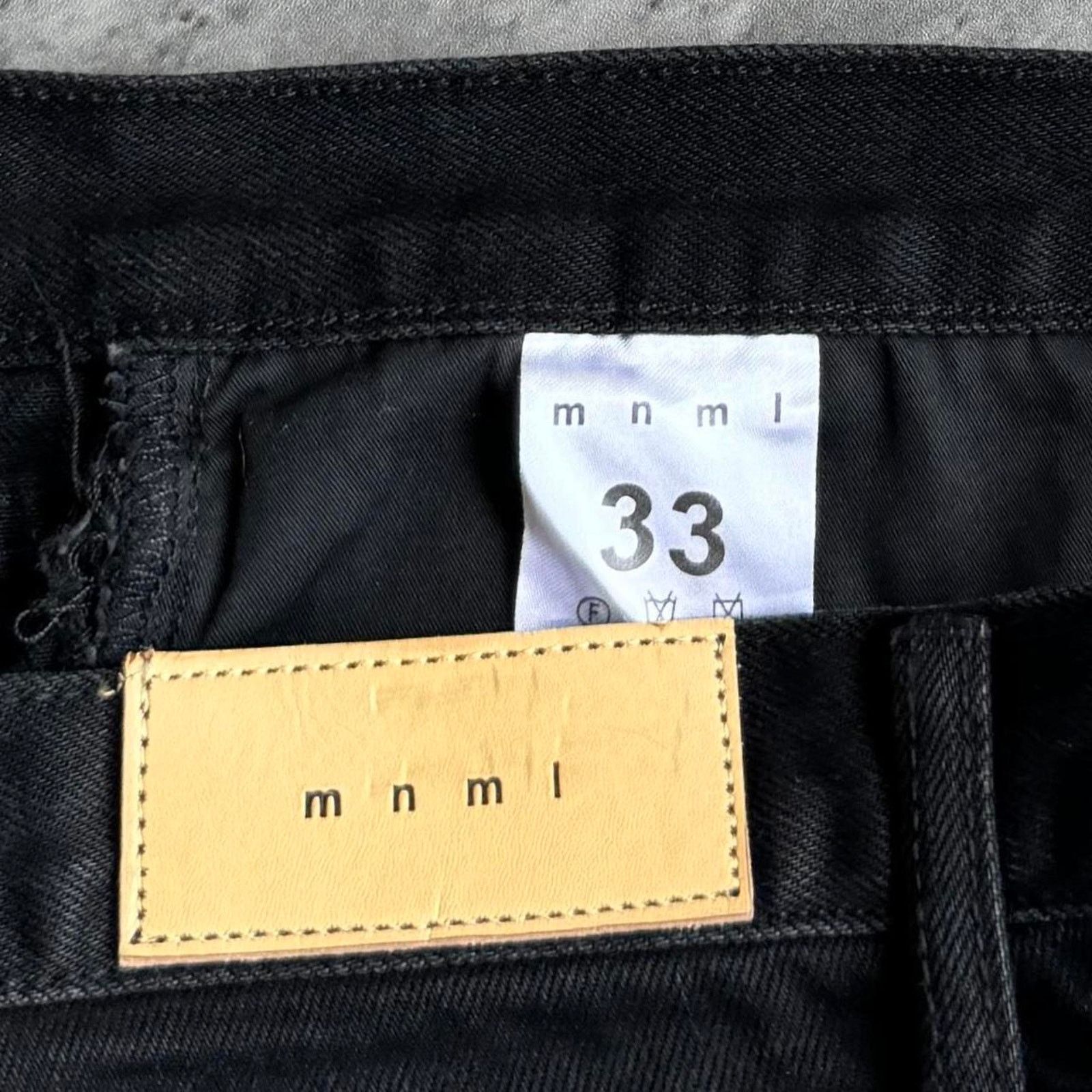 Japanese Brand × MNML × Vintage Vintage Y2K MNML Black Grunge Opium Essential Denim Jeans Size US 33 - 4 Thumbnail