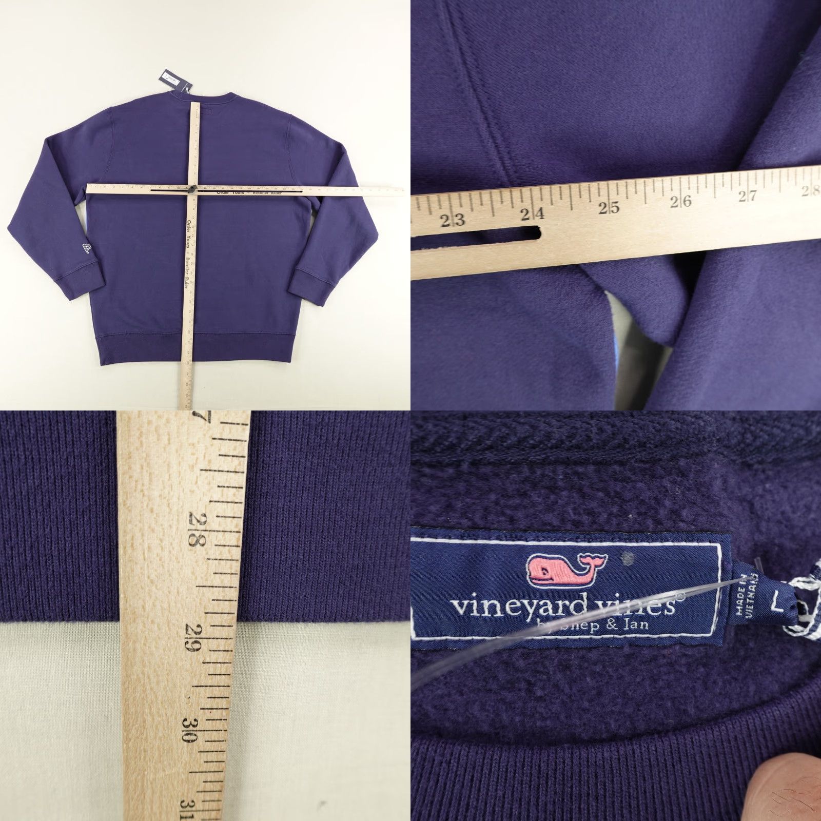 Vineyard Vines Vineyard Vines Sweatshirt Mens Large Nautical Navy Colorblock Fleece Sweater NEW Size US L / EU 52-54 / 3 - 8 Thumbnail