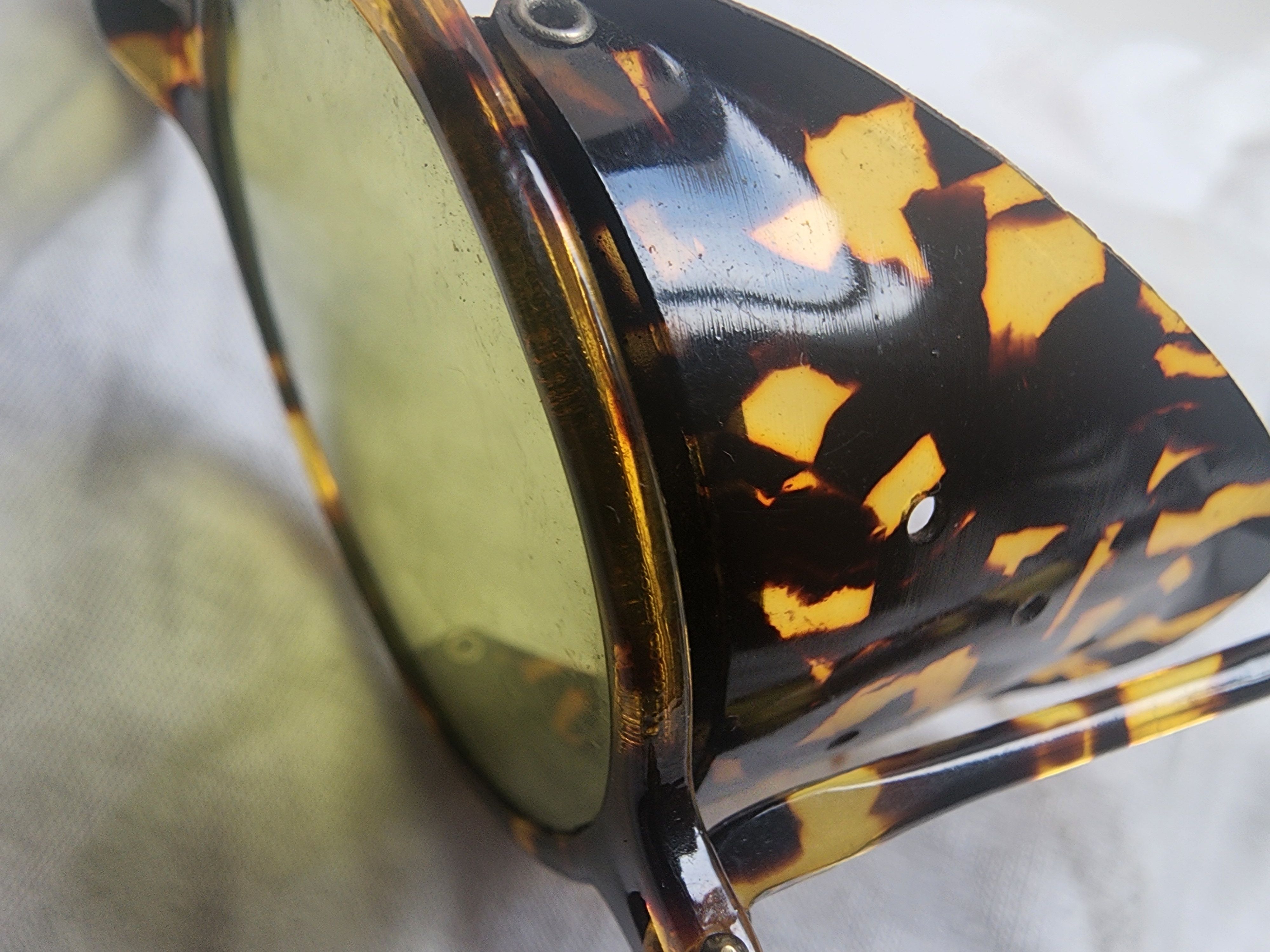 Matsuda WILLSON VTG 40'S DECO TORTOISE SHELL SUNGLASSES Size ONE SIZE - 1 Thumbnail