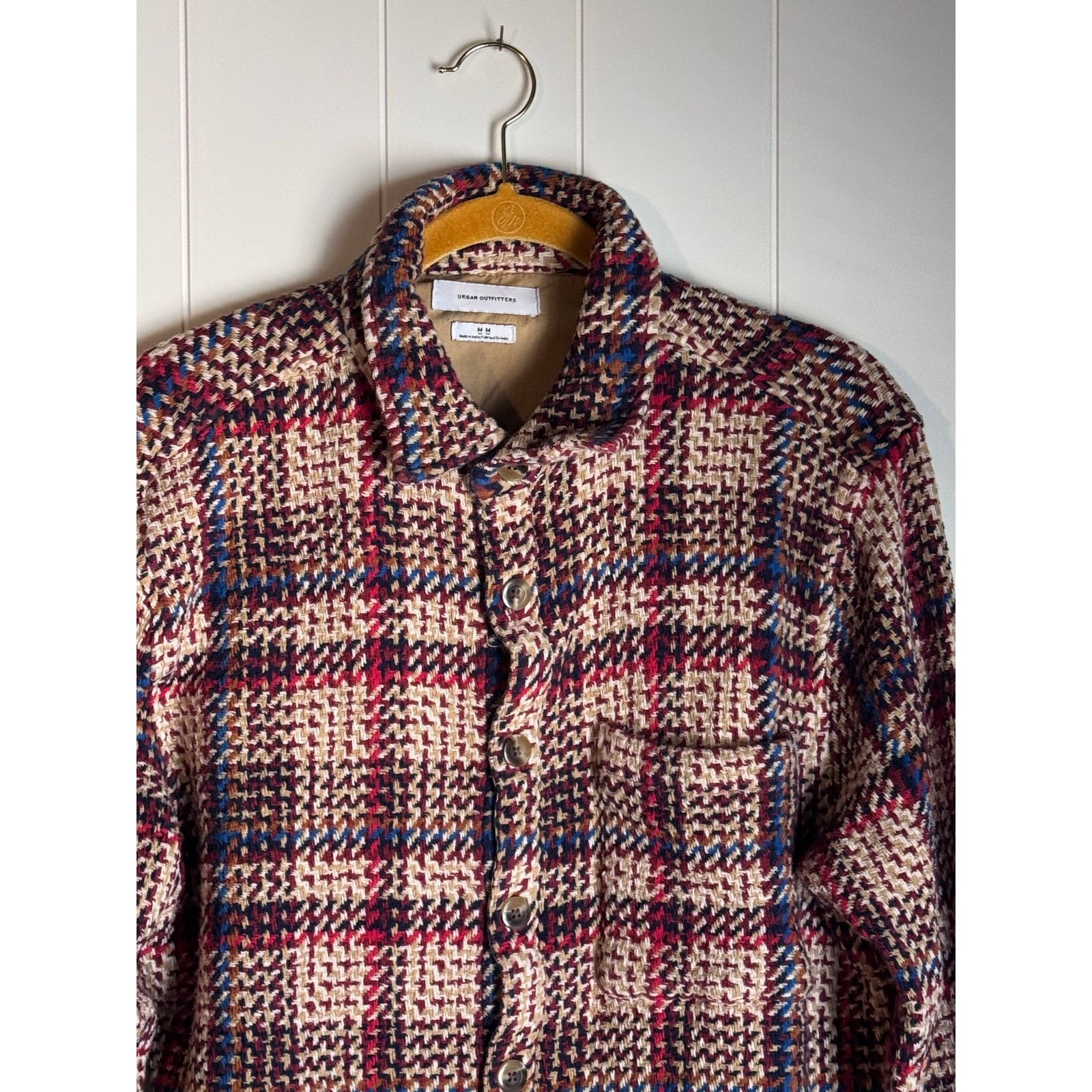 Urban Outfitters Urban Outfitters Plaid Shacket Mens Medium Size US M / EU 48-50 / 2 - 10 Thumbnail