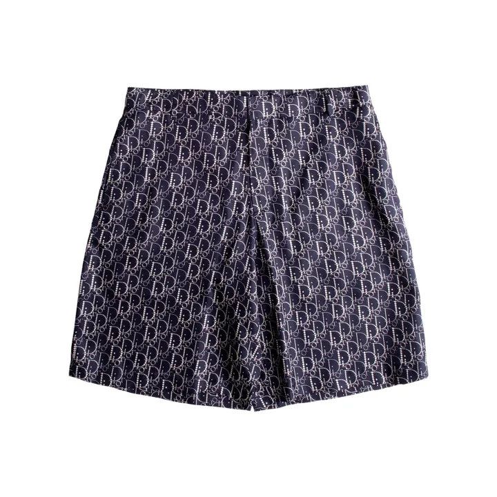 Dior Dior Navy Blue Monogram Leisure Shorts 0079 Size US 44 / EU 60 - 1 Thumbnail