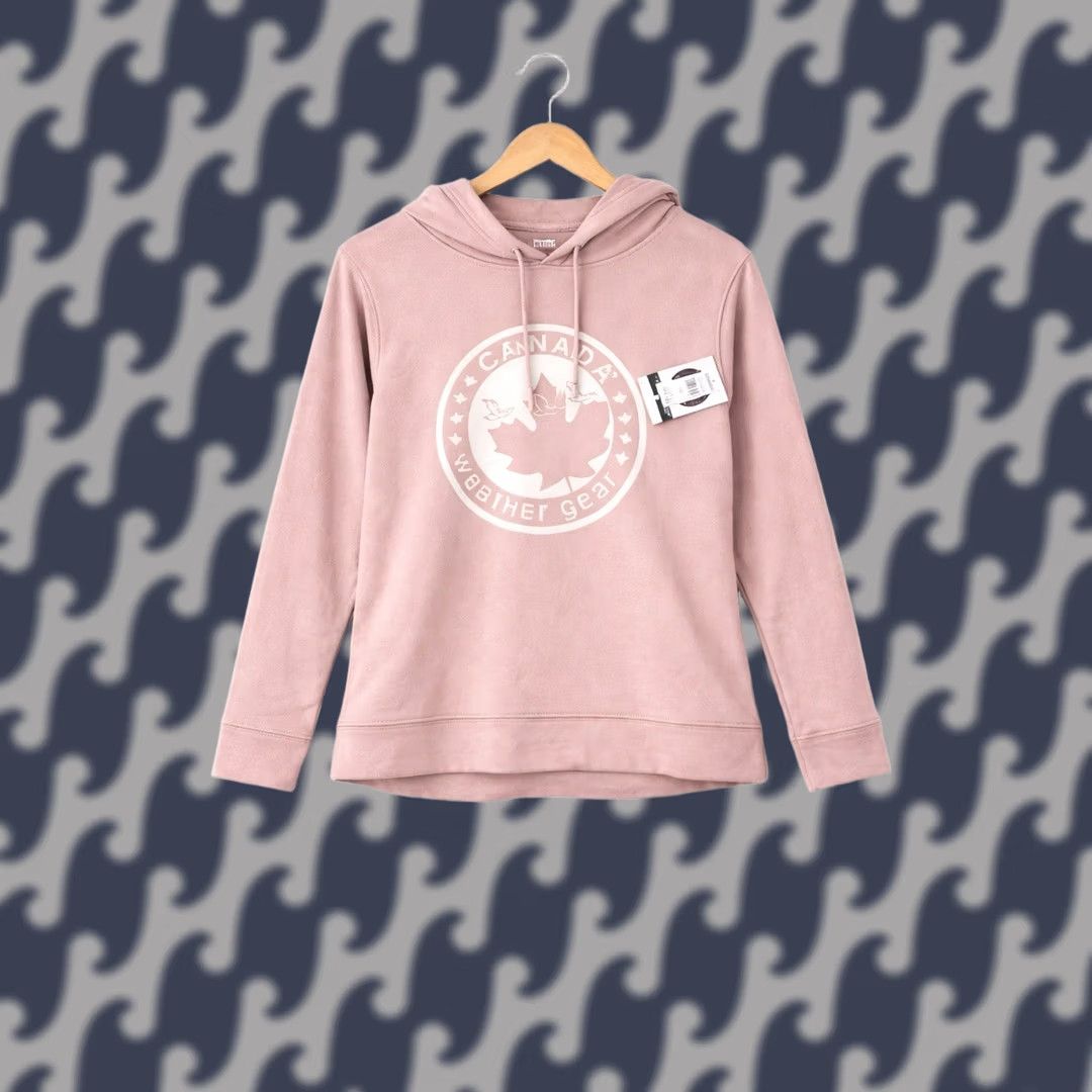 Vintage Canada Gear Women's Hoodie S Pink Fleece Lined Pullover NWT Size S / US 4 / IT 40 - 1 Thumbnail