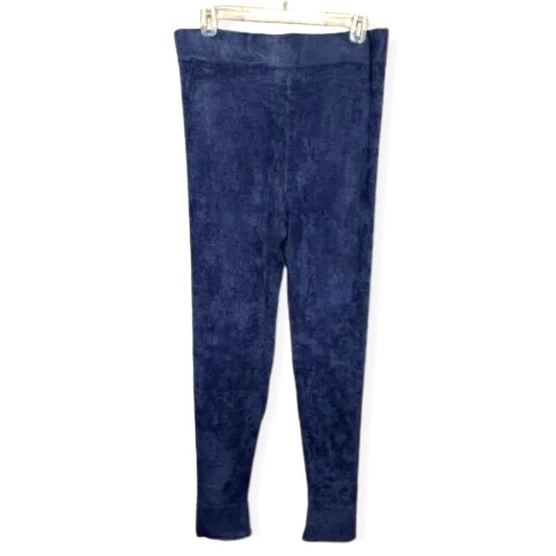 Jones New York Jones New York Leggings Soft Terry Cloth Blue Medium NWT Size 31" - 4 Thumbnail