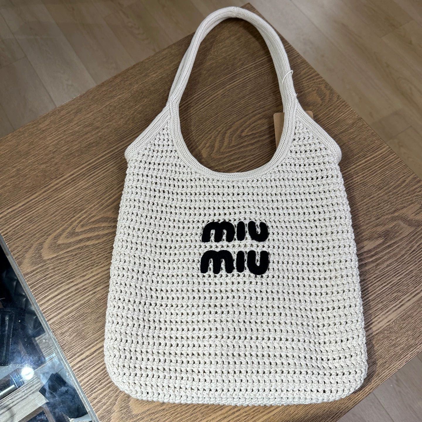 Miu Miu MiuMiu IVY Logo Embroidery Hand/Shldr Bag mar432 Size ONE SIZE - 3 Thumbnail