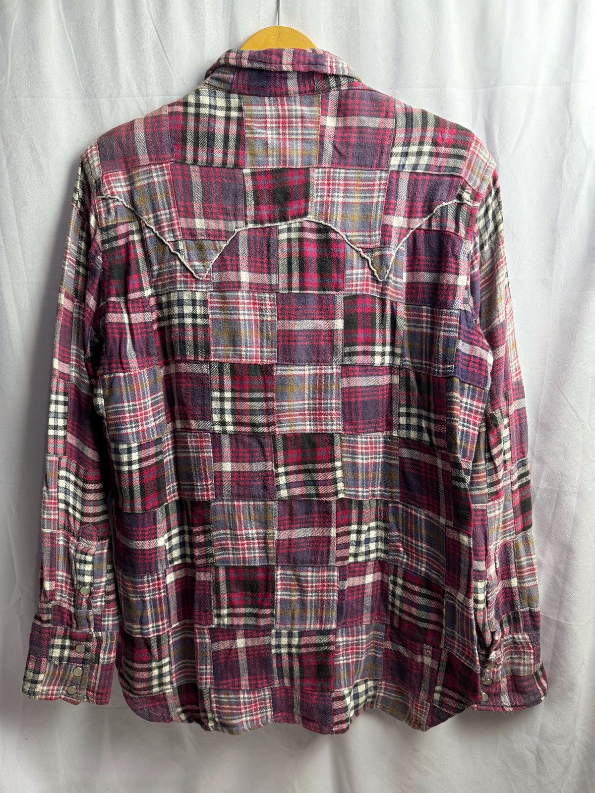 Beauty Beast Naminoritatsujin Patchwork Button Shirt Japanese Style Size US L / EU 52-54 / 3 - 3 Thumbnail