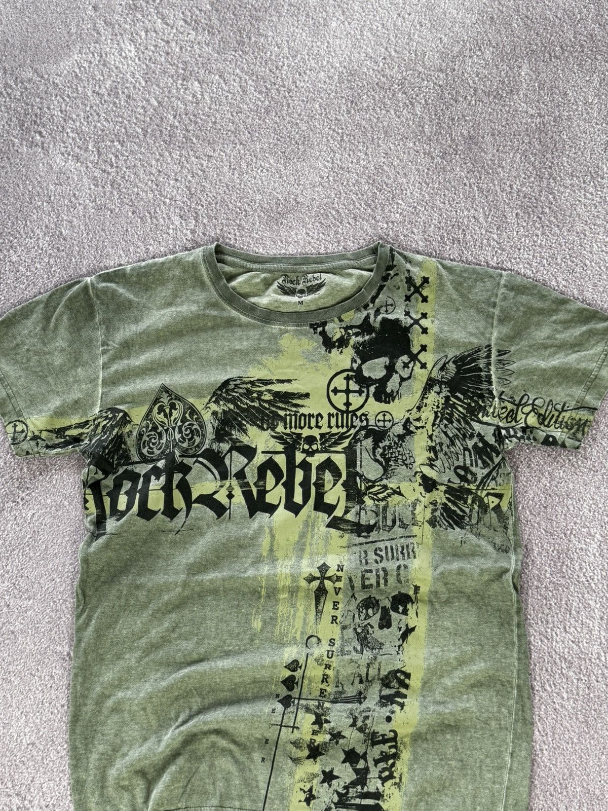 Vintage Rock Rebel Cyber Grunge 00s Streetwear T-Shirt Size US M / EU 48-50 / 2 - 2 Thumbnail