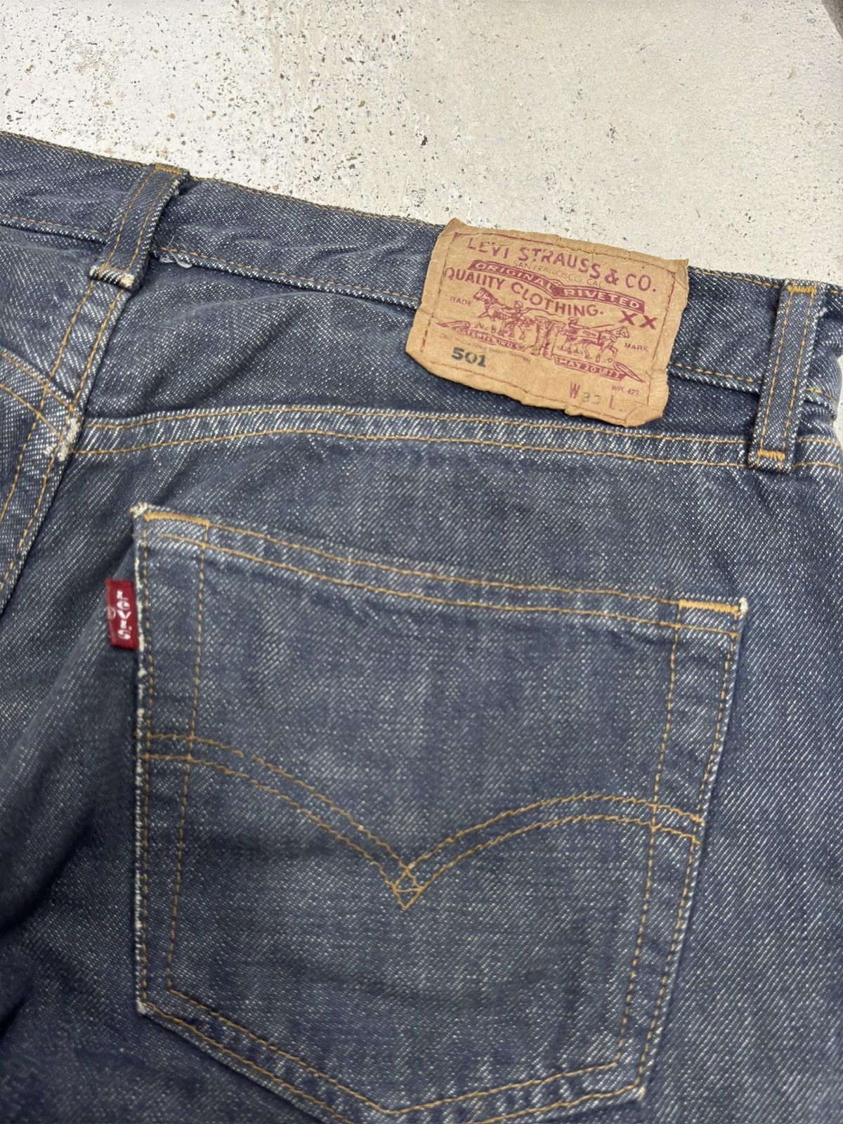 Levi's Vintage Levi’s 501 Rusty Mud Wash Distressed Jeans Size US 31 - 15 Thumbnail