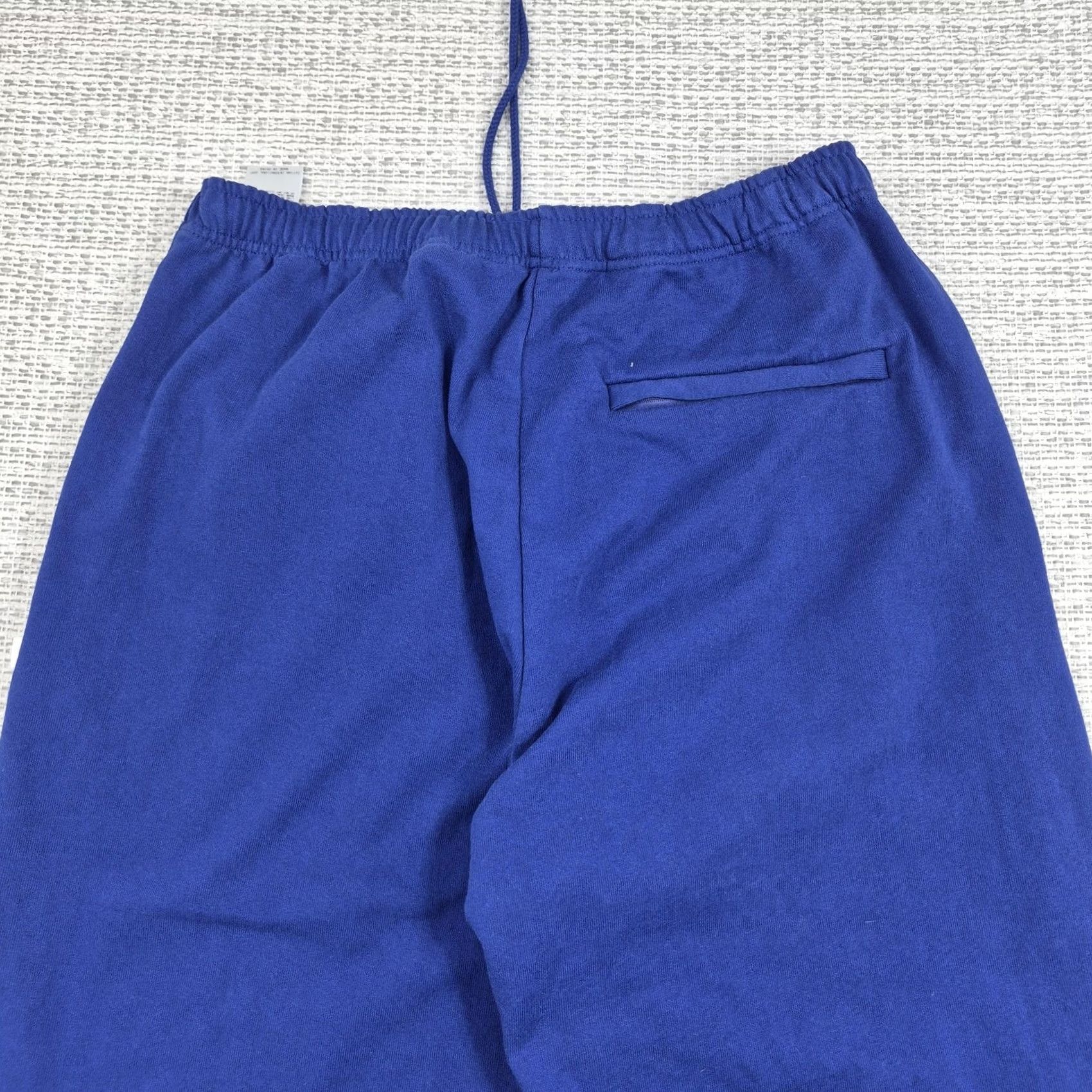 Vintage CAHLUMN Pants Mens XL Blue Heavy Terry Jogger Elastic Waist Zip Pockets Size US 36 / EU 52 - 5 Thumbnail